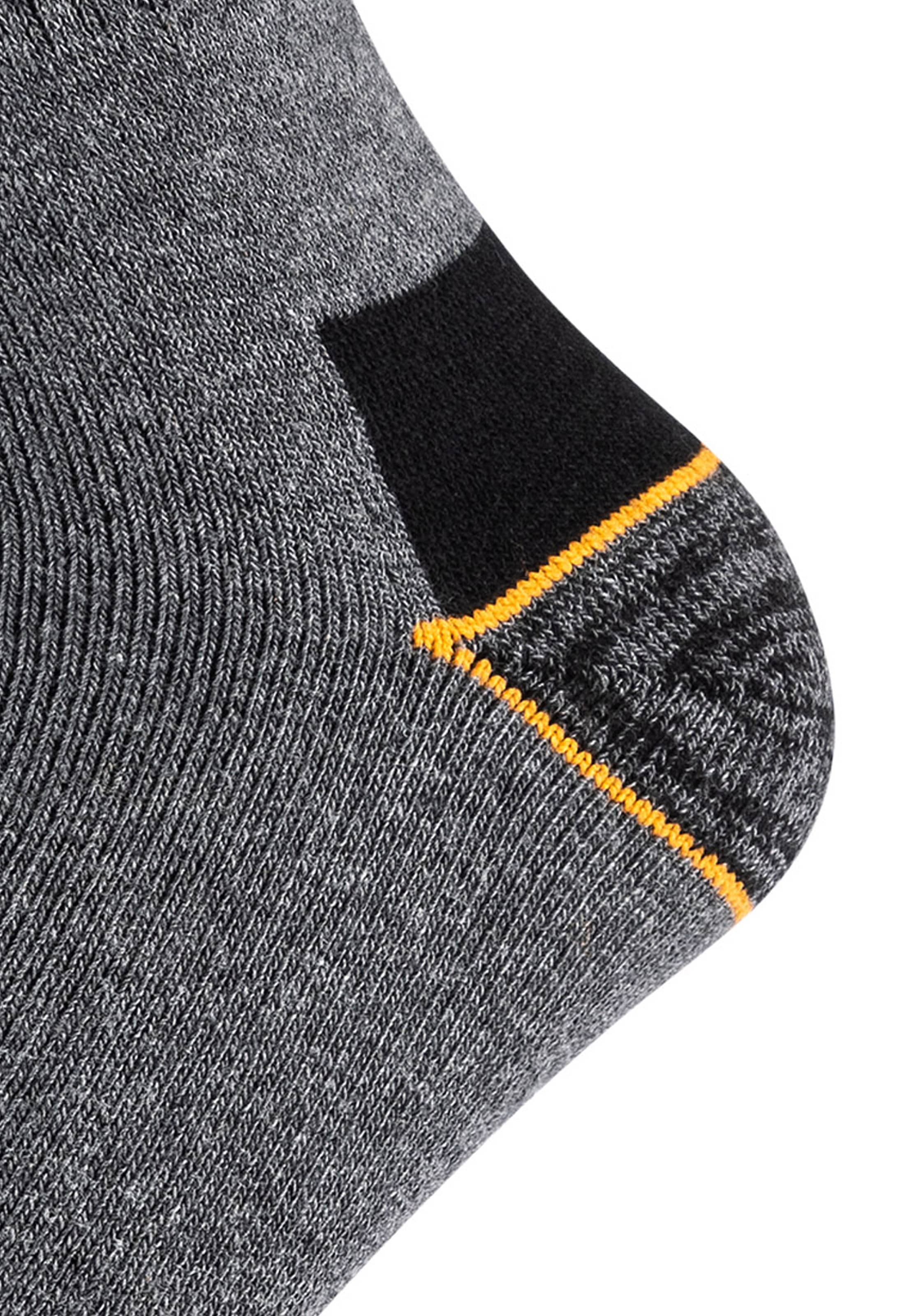 Camano Arbeitssocken »work« 9 Paar tlg. verstärkte Belastungszonen, atmungsaktiv, gepolstert