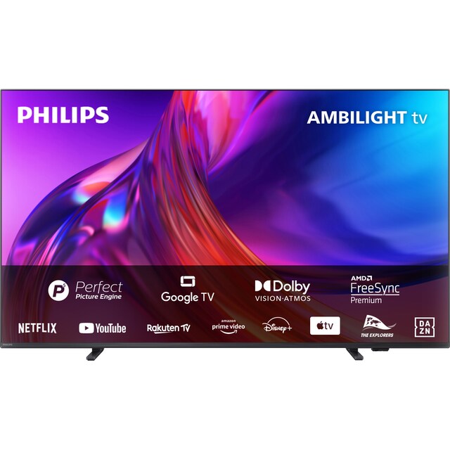 Philips LED-Fernseher »55PUS8548/12«, 139 cm/55 Zoll, 4K Ultra HD, Android  TV-Google TV-Smart-TV, 3-seitiges Ambilight auf Rechnung kaufen