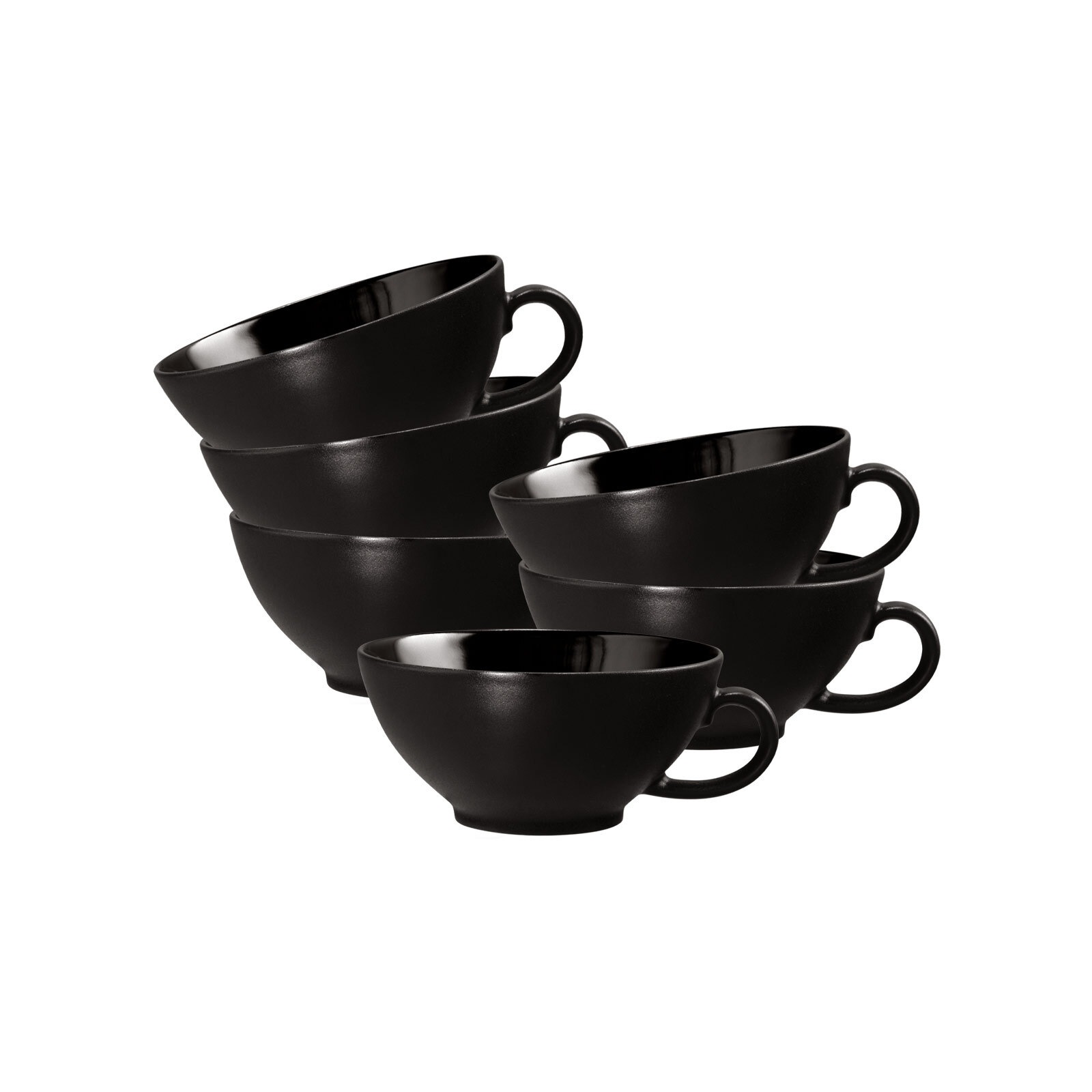 Seltmann Weiden Tasse »Teetassen Liberty Velvet Black 140 ml 6er Set schwar günstig online kaufen