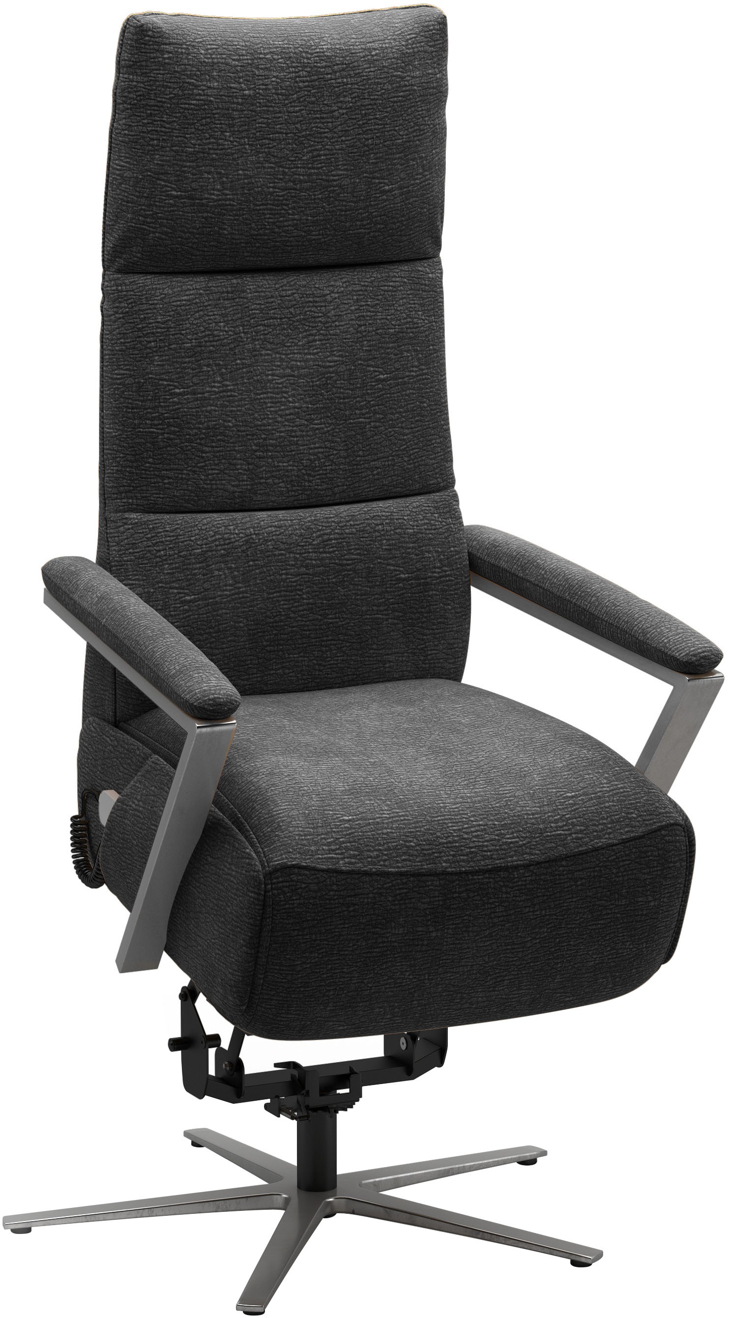 sit&more TV-Sessel »Vario Comfort, inkl. Kopfteilverstellung & 360 Grad Drehfunktion«, inkl. Herz-Waage-Funktion & 3 Motoren, Höhe der Armlehnen 64cm
