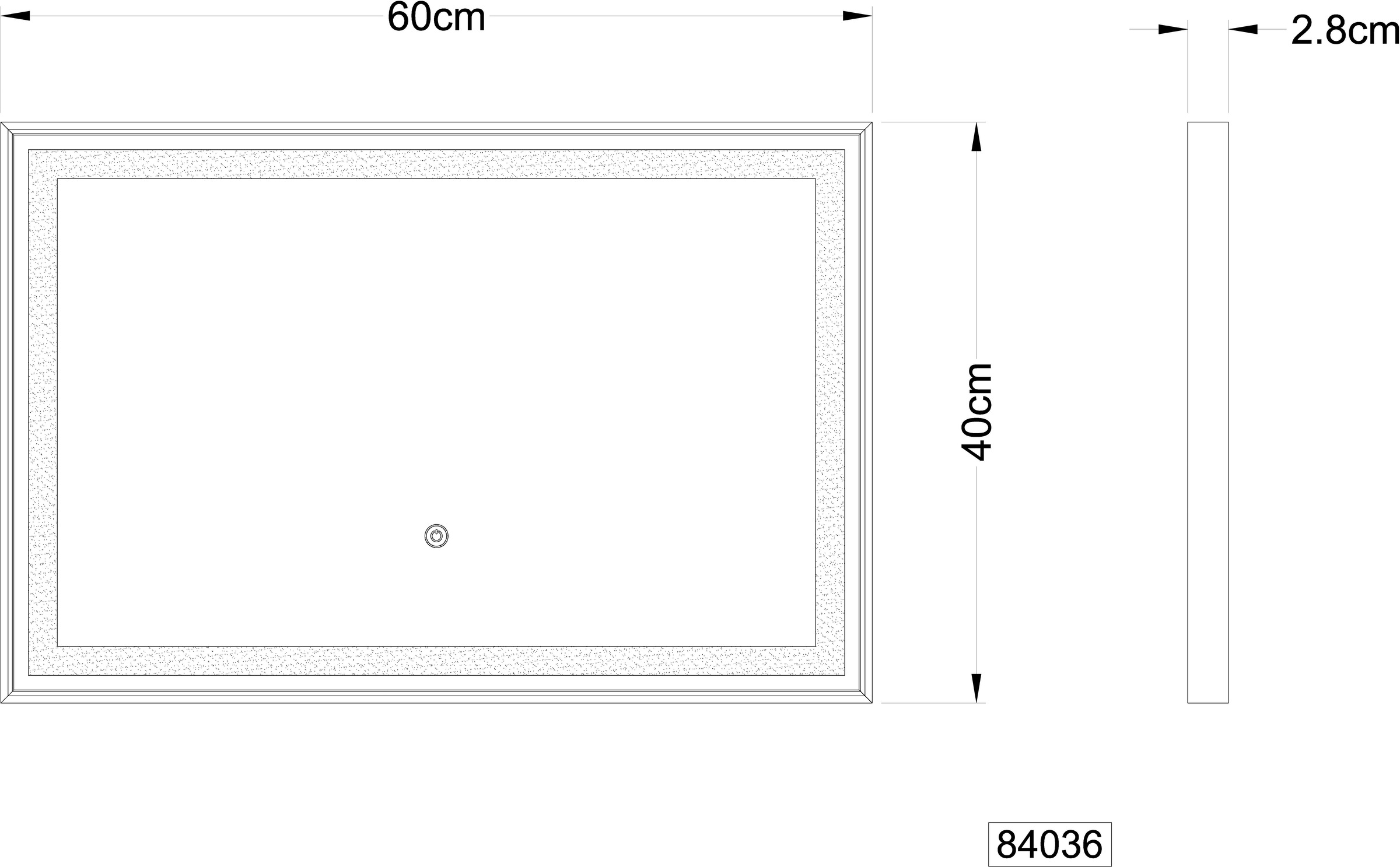GLOBO LIGHTING Spiegelleuchte »RIVAS« LED-Modul 1 Stk. warmweiß - kaltweiß Spiegel Flur Schlafzimmer Badezimmer dimmbar Farben