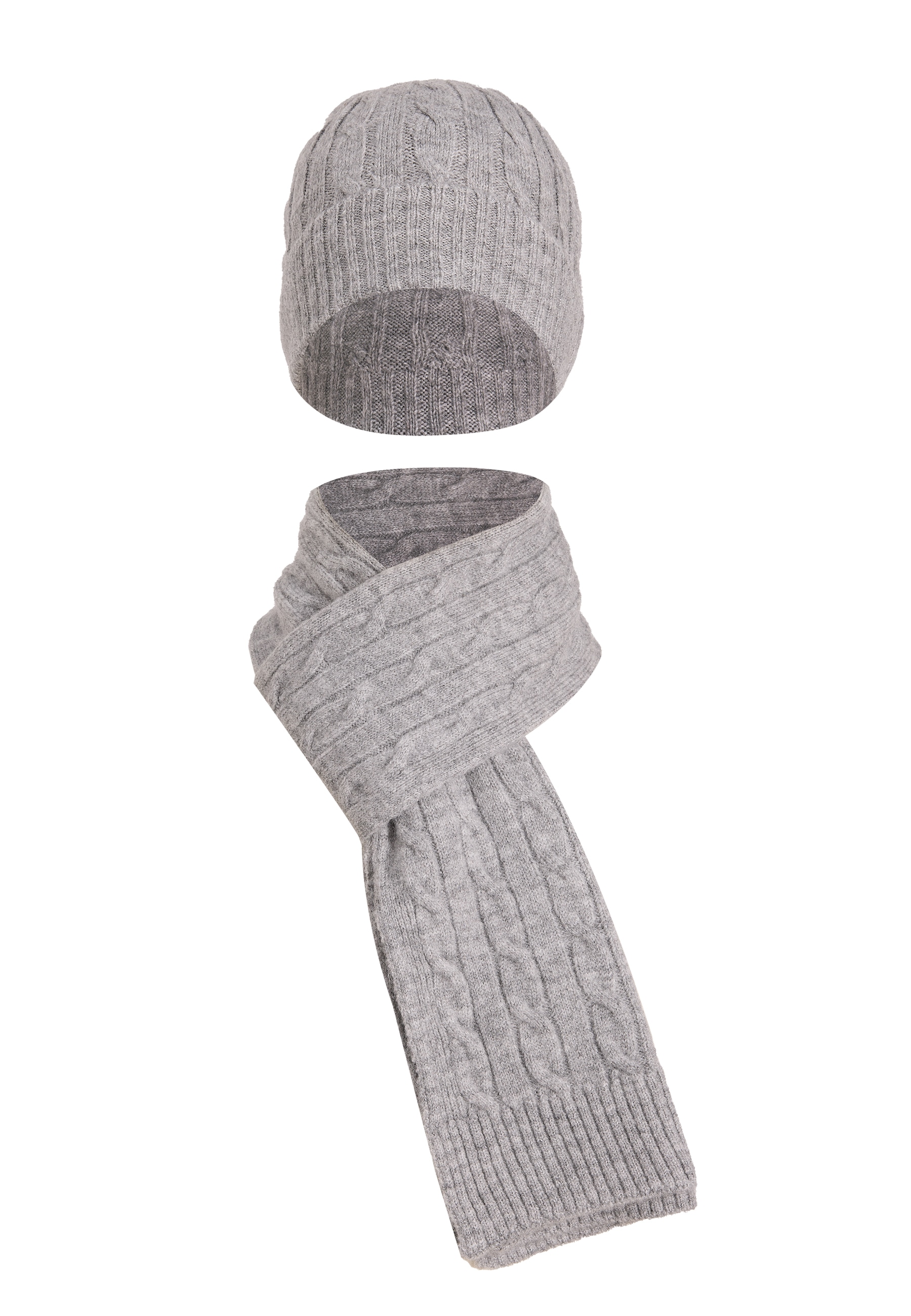 Felix Hardy Strickmütze »Set aus Schal und Mütze«