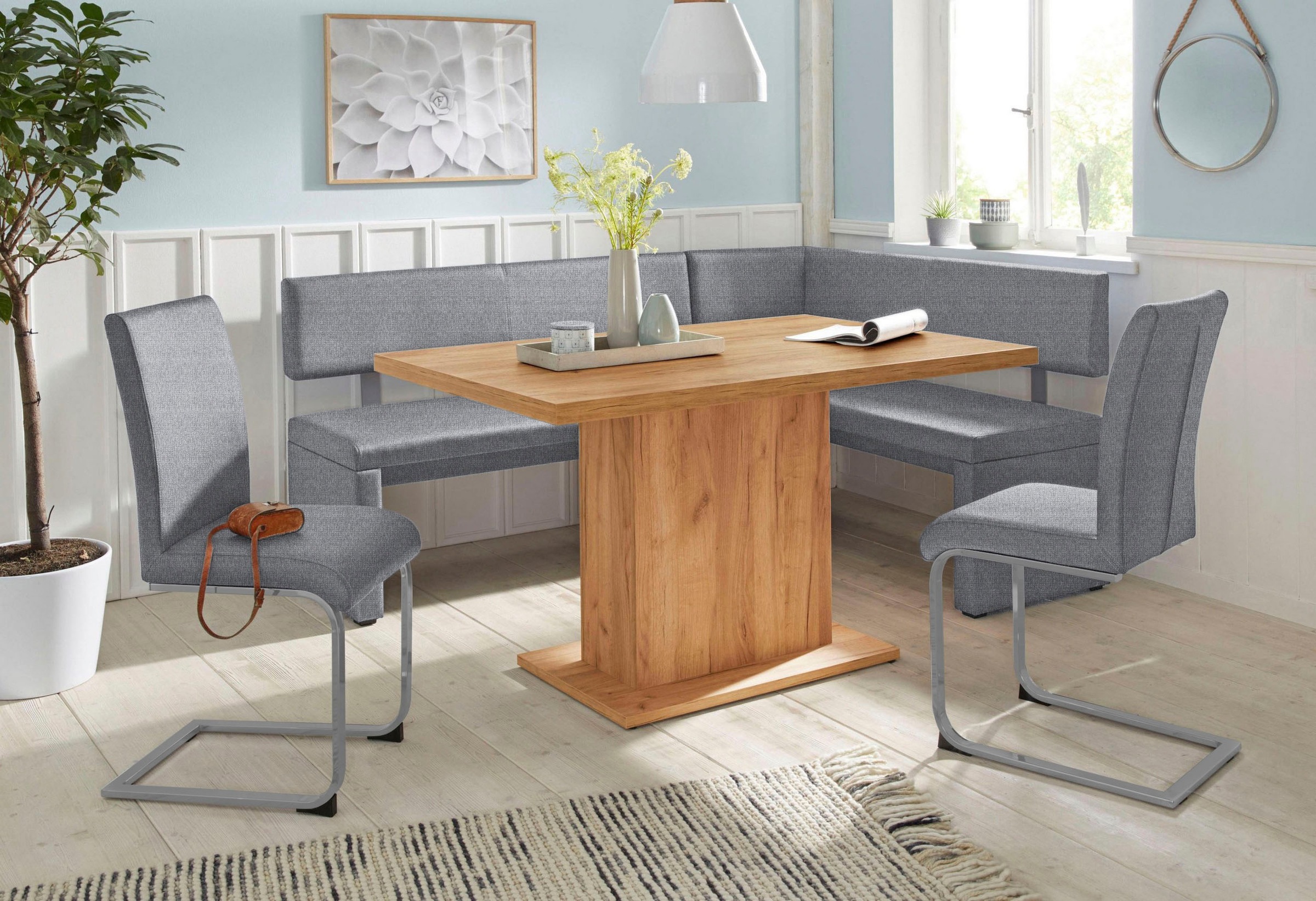 Home affaire Eckbank "Charissa" in 3 Größen, verschiedene Qualitäten günstig online kaufen