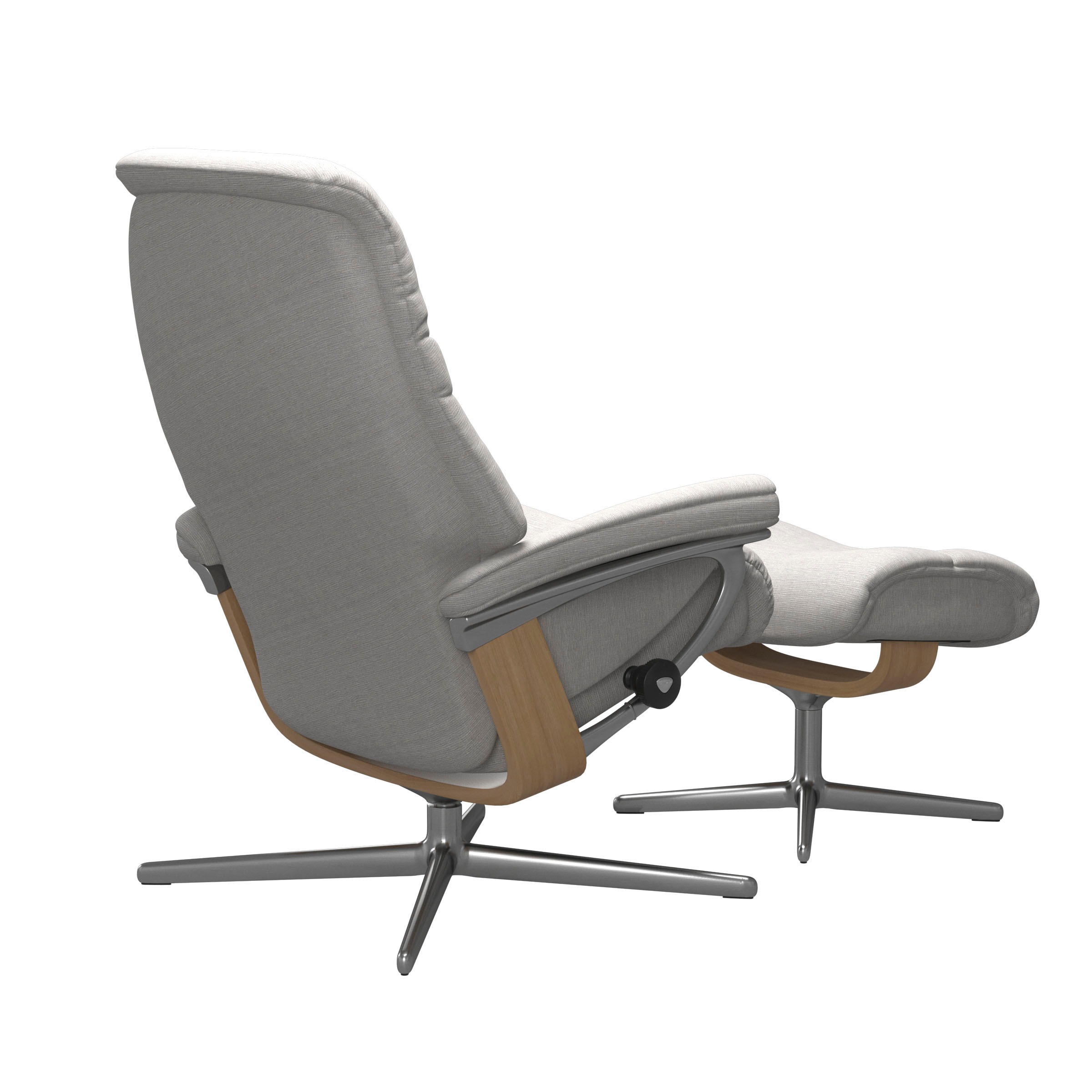 Stressless® Fußhocker »Sunrise«, mit Cross Base, Größe S, M & L, Holzakzent Eiche