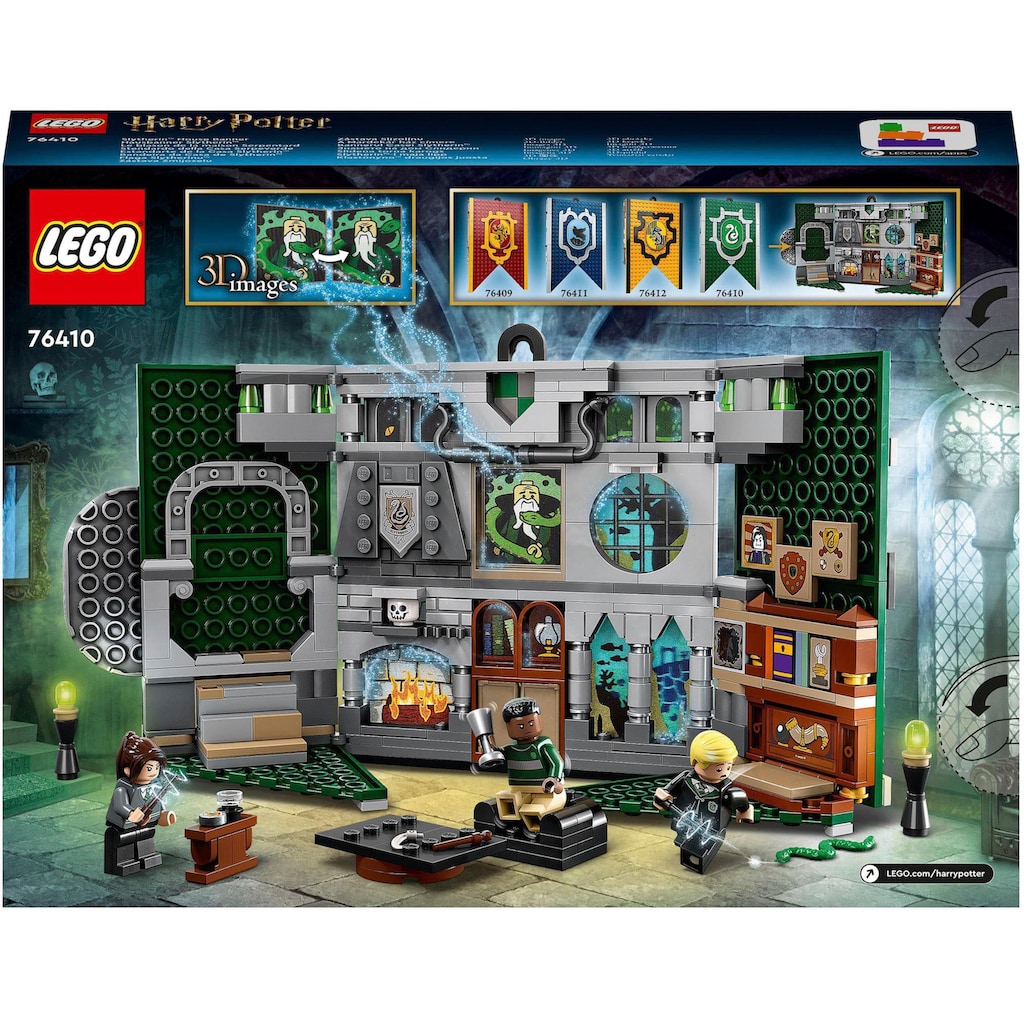 LEGO® Konstruktionsspielsteine »Hausbanner Slytherin (76410), LEGO® Harry Potter«, (349 St.)