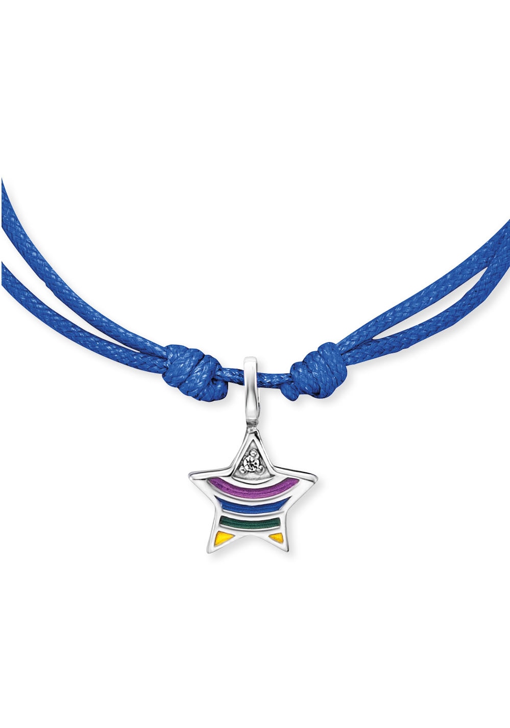 Herzengel Armband rainbow »Stern HEB-STAR-RAINBOW« mit Emaille