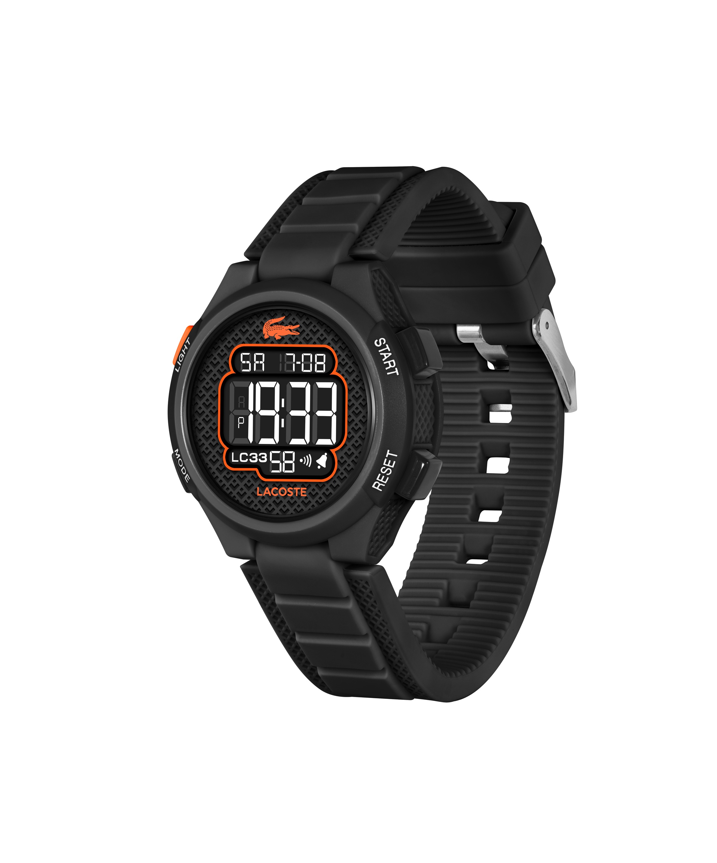 Lacoste Chronograph »LC33 Kids« Quarzuhr, Armbanduhr, Silikonarmband, analog, digital