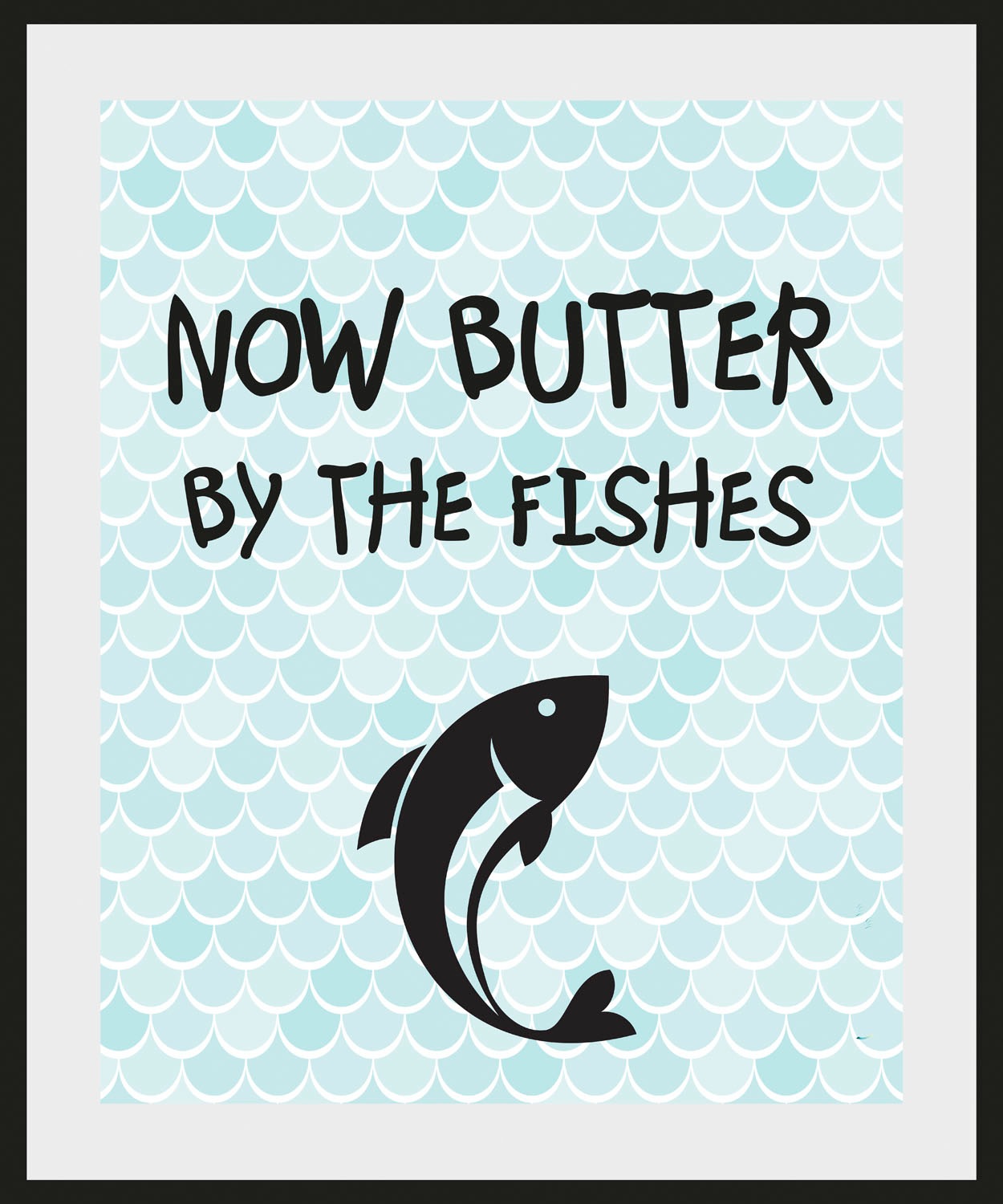 queence Bild »Butter bei die Fische«, Schriftzug-Humor-Sprüche & Texte-Wass günstig online kaufen