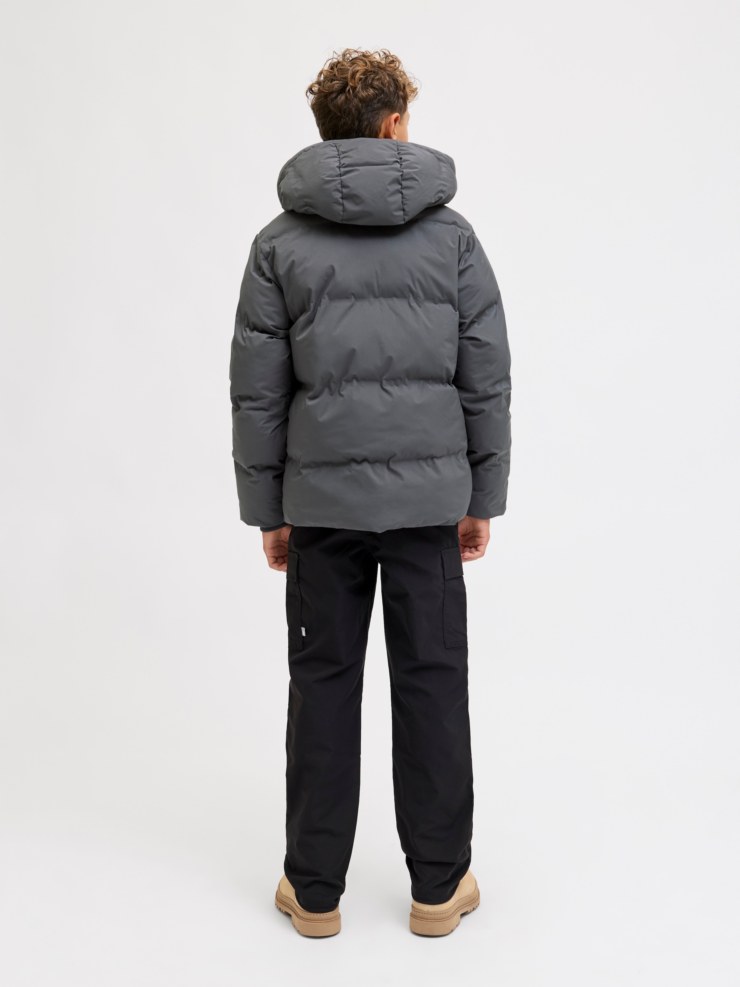 Jack & Jones Junior Steppjacke »JJKAITO PUFFER JACKET LN JNR« mit Kapuze