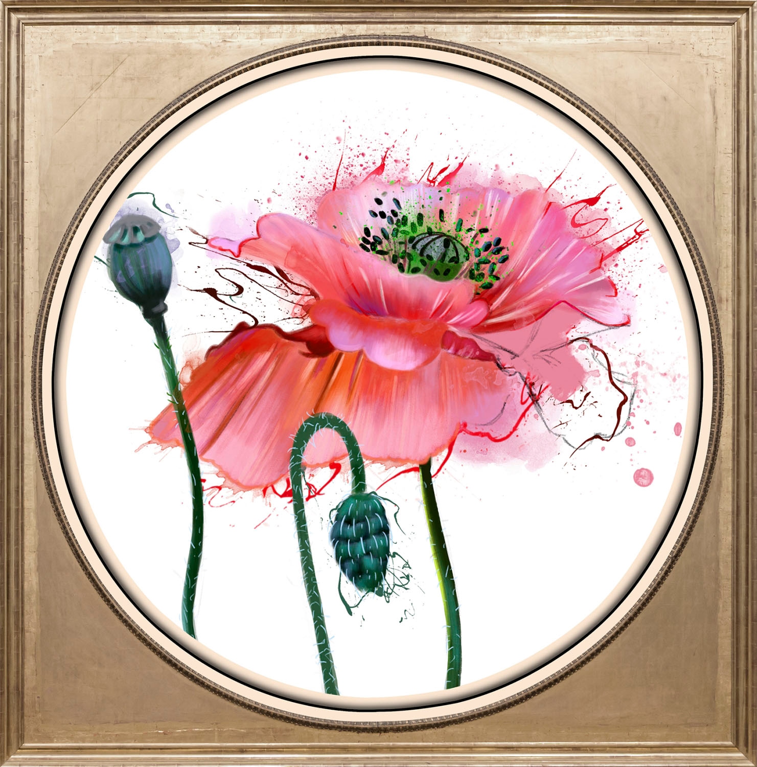 queence Acrylglasbild »Blumen«, Blumen-Blumenbilder-Kunst-Pflanzen-Pflanzen günstig online kaufen