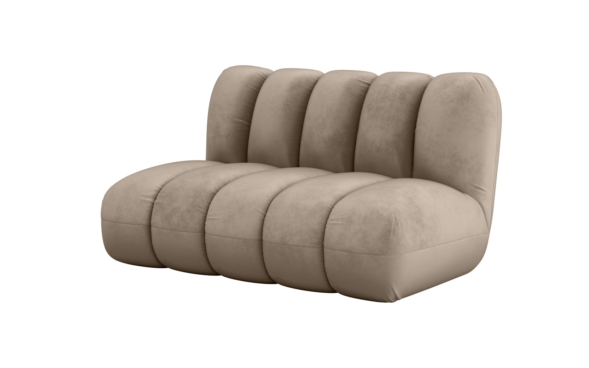 LeGer Home by Lena Gercke 2-Sitzer »Priya Designersofa, moderne Steppung, auch in Bouclé«, gemütlich und modern, B/T/H: 155/108/84 cm