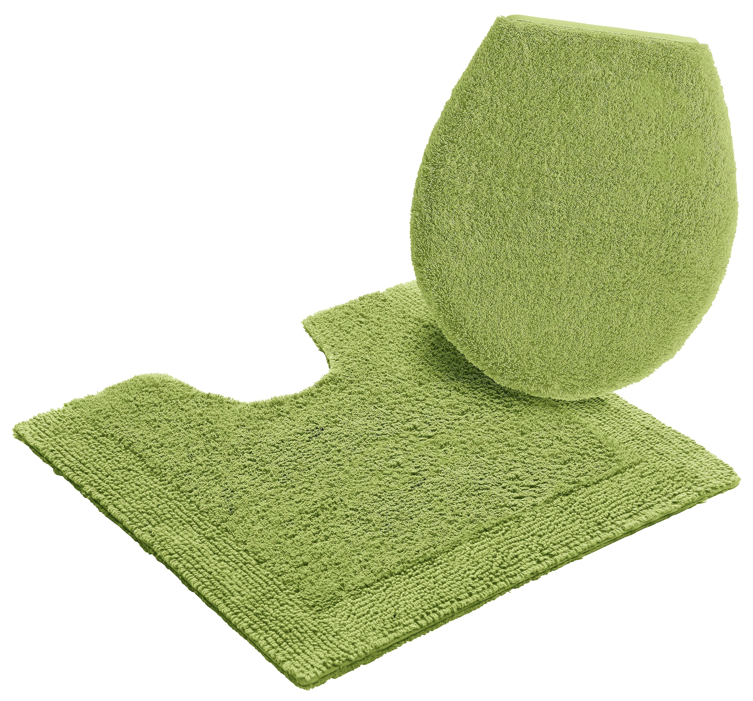 my home Badematte »Kapra, Badvorleger, Badezimmer Teppich«, beidseitig nutzbar-fußbodenheizungsgeeignet-strapazierfähig, mit Bordüre, Badteppich, Badematte
