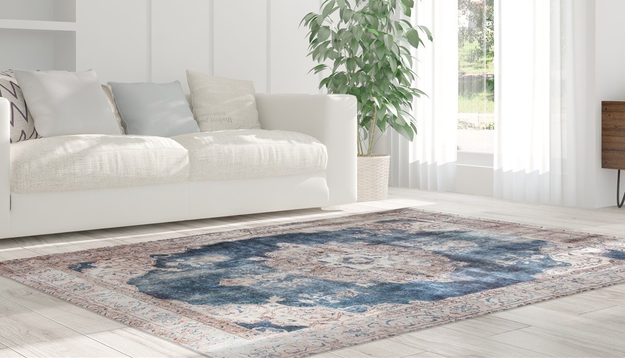 calo-deluxe Teppich »Layata 8030«, rechteckig, 9 mm Höhe, Kurzflor, Wohnzim günstig online kaufen