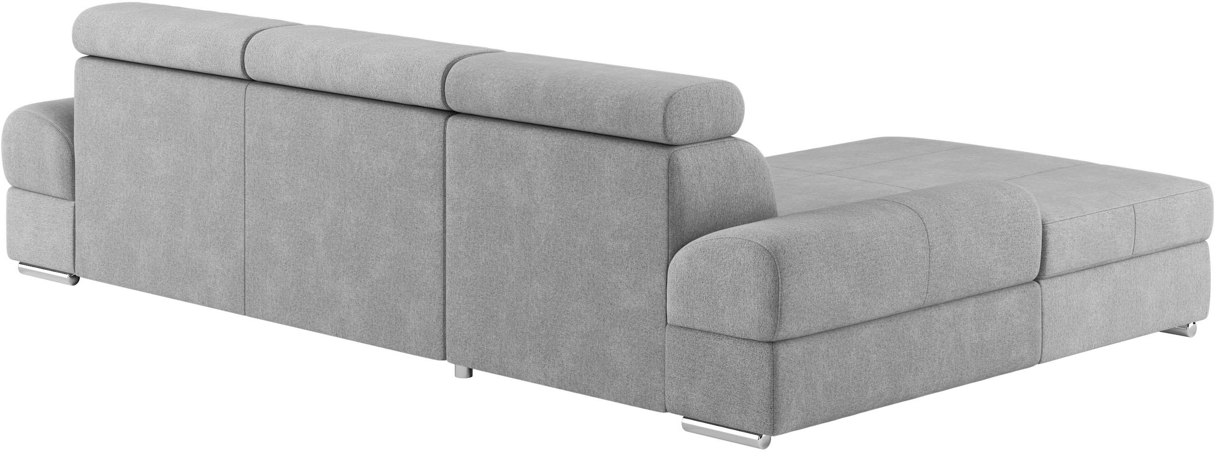 sit&more Ecksofa »Broadway L-Form«, inklusive Kopfteilverstellung, wahlweise mit Bettfunktion