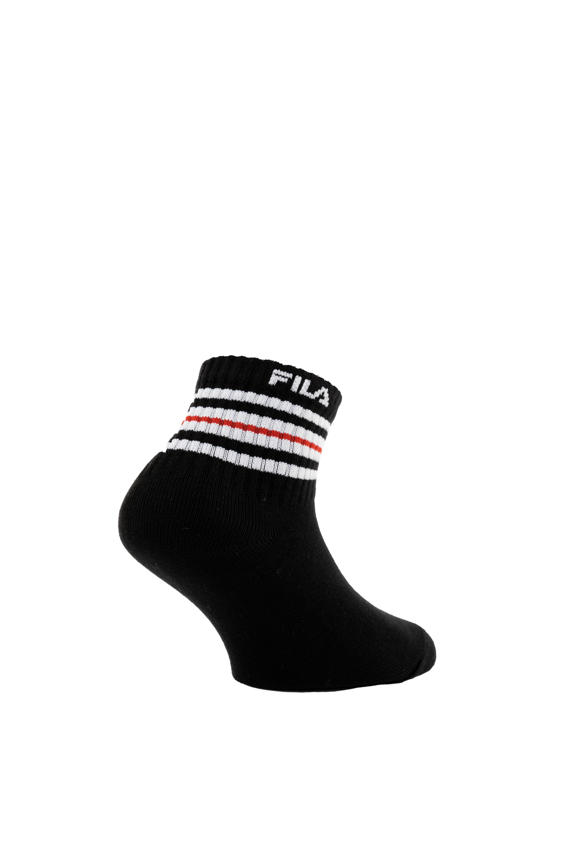 Fila Kurzsocken 6 Paar,  Cotton-Mix, mit Rippenbündchen