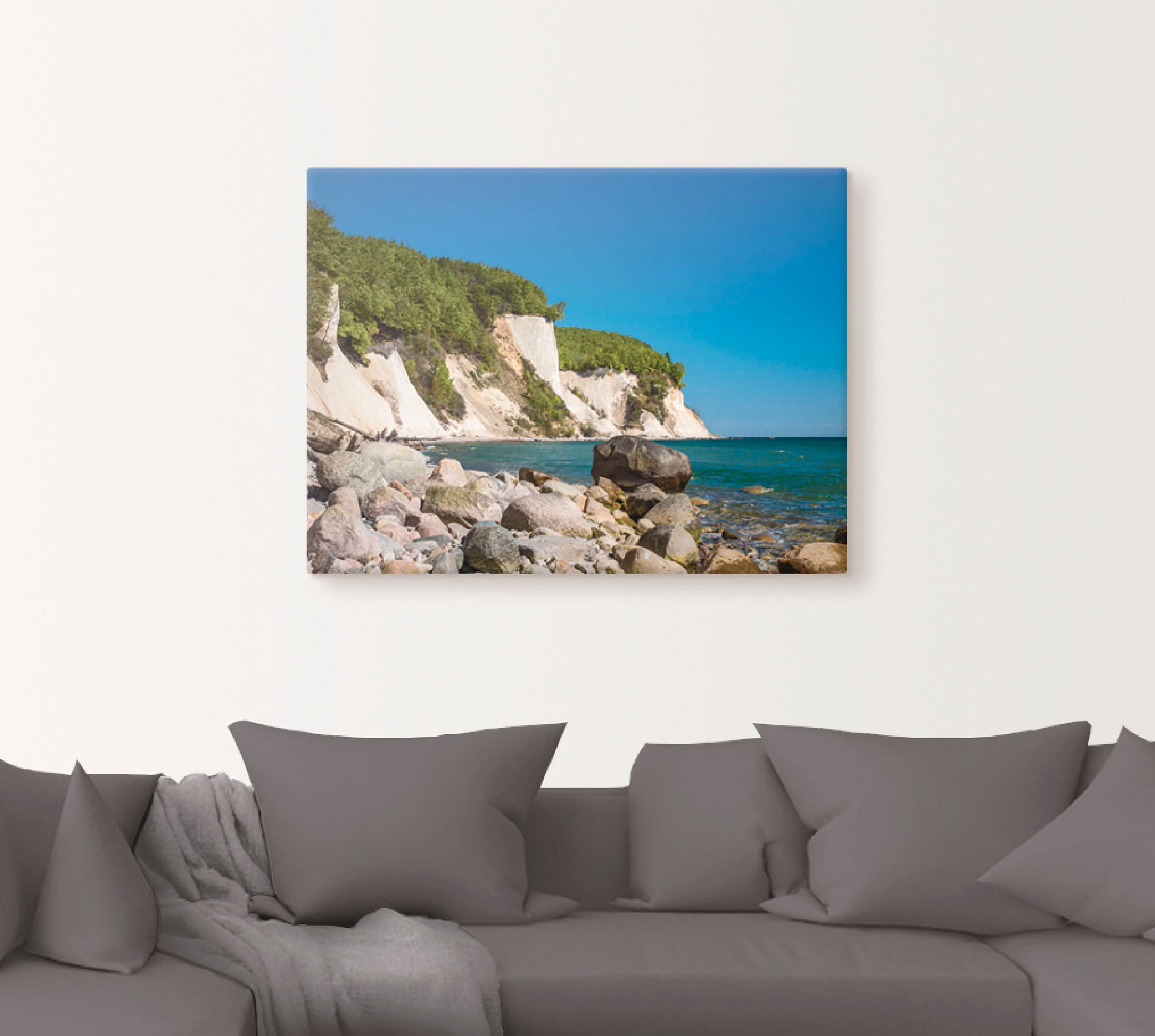 Artland Wandbild »Ostseeküste auf der Insel Rügen«, Küste, (1 St.), als Leinwandbild, Wandaufkleber oder Poster in versch. Größen