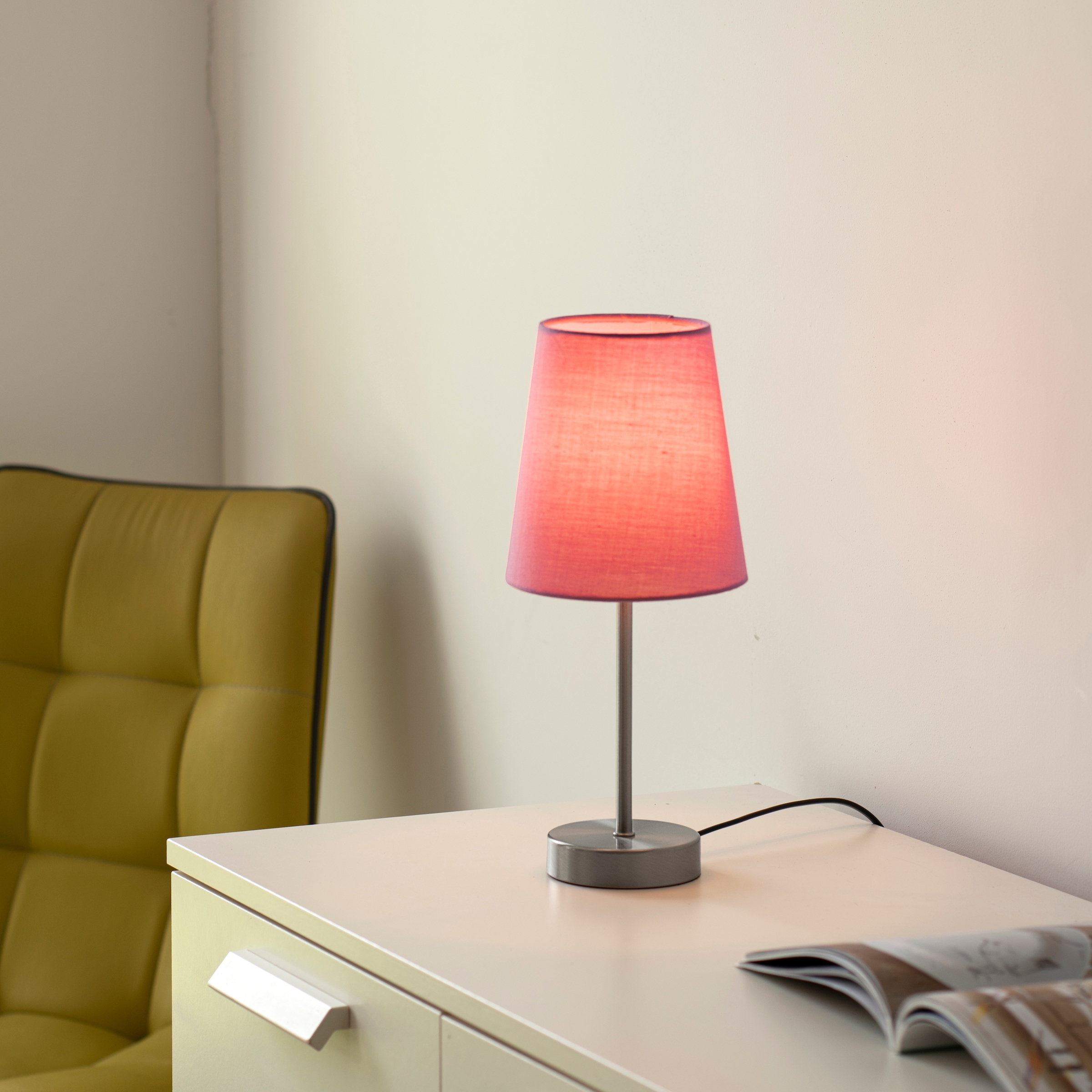 JUST LIGHT Tischleuchte »HEINRICH« E14 1 Stk. ExklusiveE14, Schalter, Schnurschalter