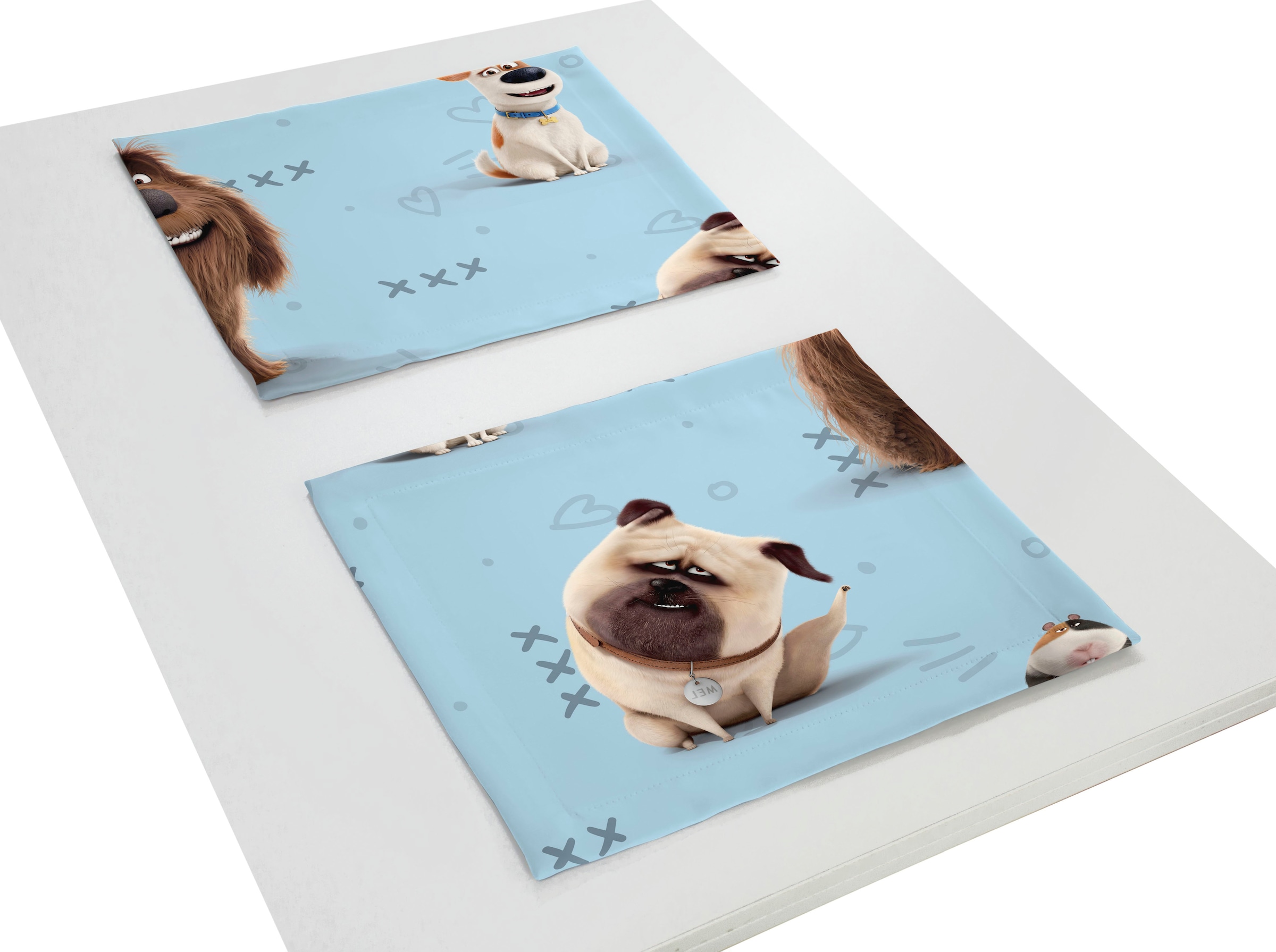 WIRTH Platzset »Pets« Universal Pictures blau B/L: 50 cm x 40 cm