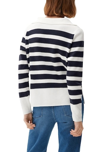 s.Oliver Strickpullover, mit Streifen-Muster