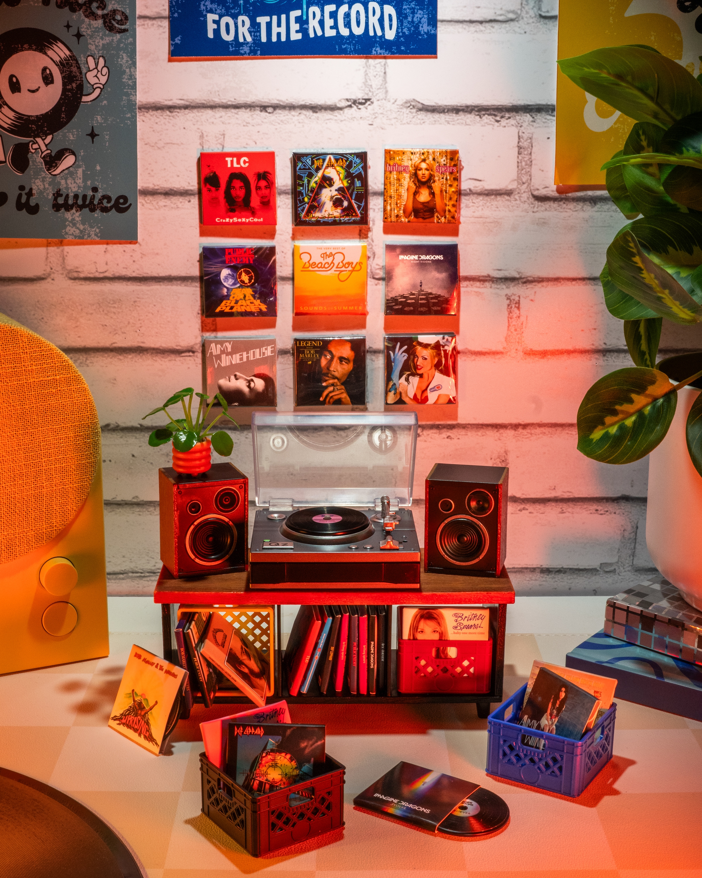 MGA ENTERTAINMENT Kreativset »MGA's Miniverse - Real Music Record Players«