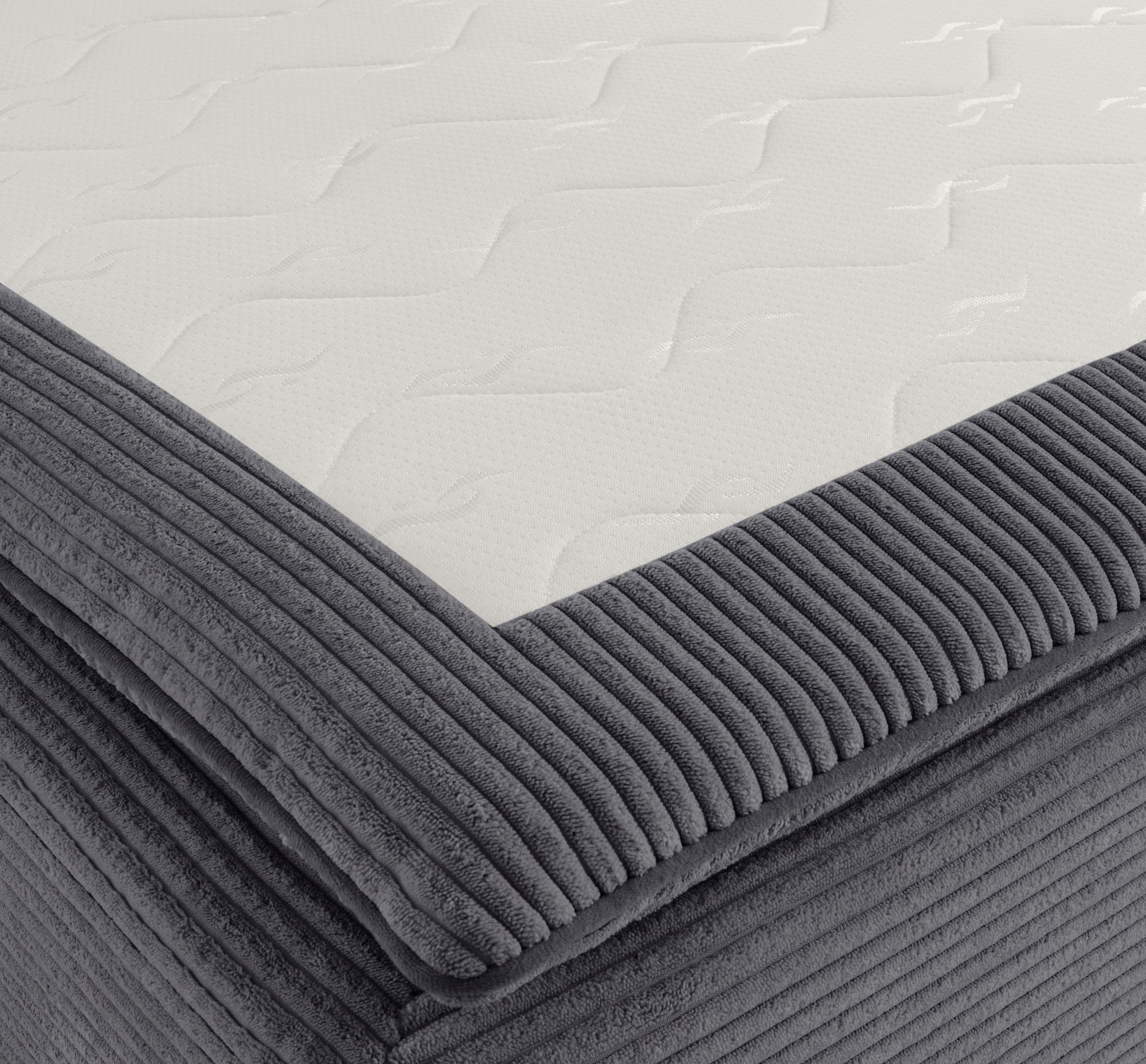INOSIGN Ecksofa »Night & Day L-Form mit Dauer-Schlaffunktion mit Armlehne«, mit Boxspring-Bettfunktion 180x200 cm und Bettkasten, Dauerschläfer!