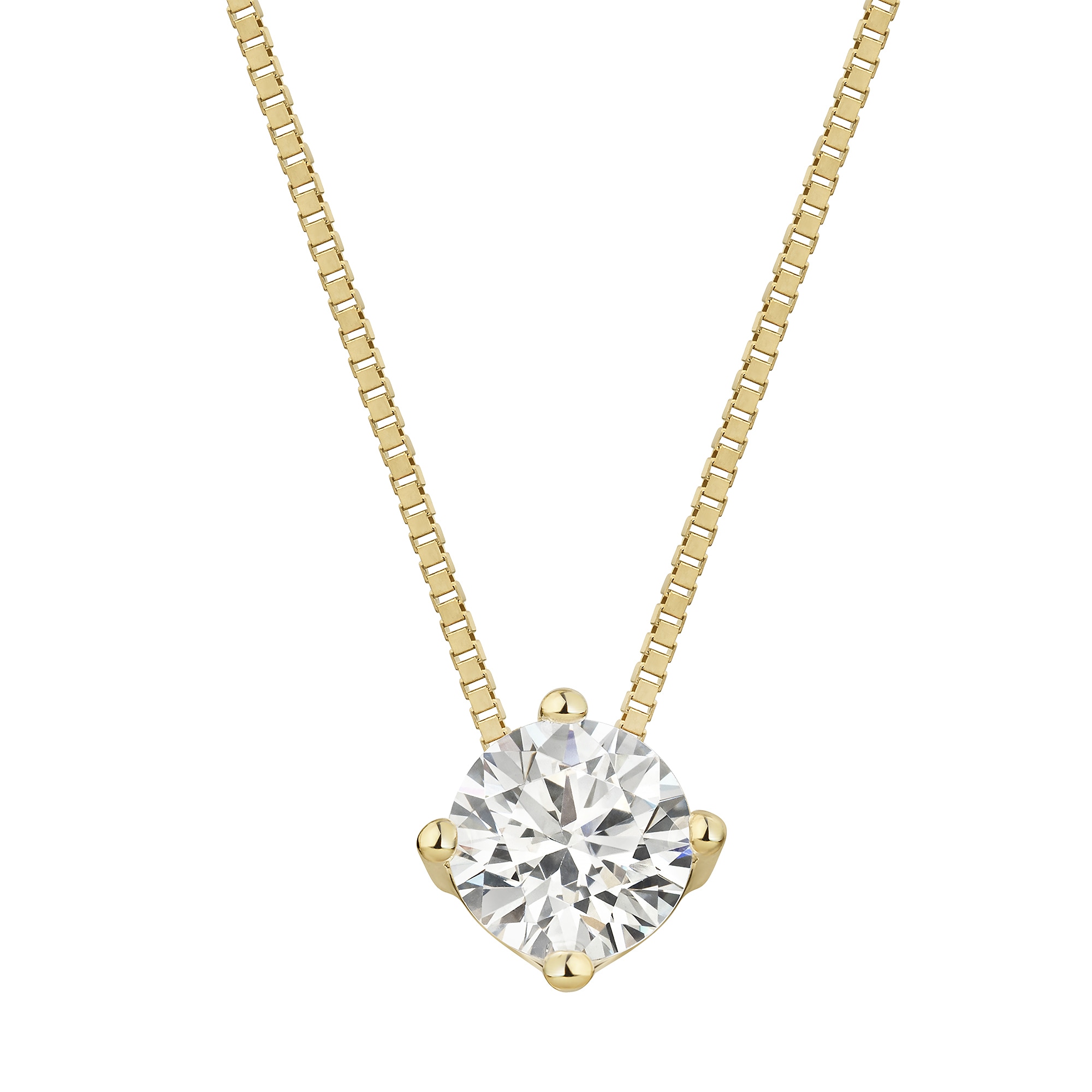 CELESTA Kette mit Anhänger »375/- Gelbgold Zirkonia«