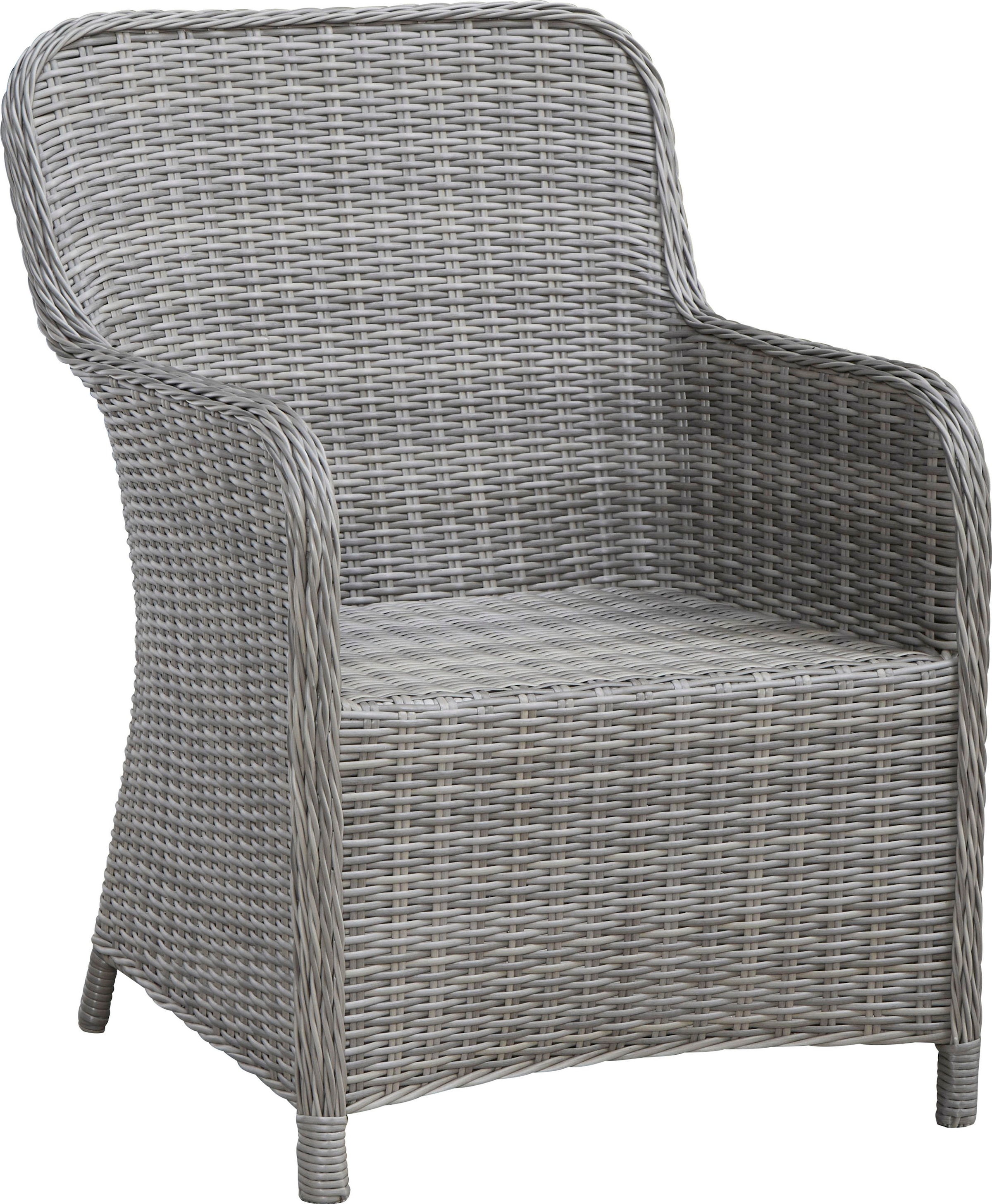KONIFERA Garten-Essgruppe »»Menorca««, (Set, 25 tlg., 8x Sessel, 1x Tisch 230,8x100x75 cm, inkl. Auflagen, Alu, Polyrattan), Polyrattan, Aluminium, Tischplatte aus 5mm starkem Sicherheitsglas