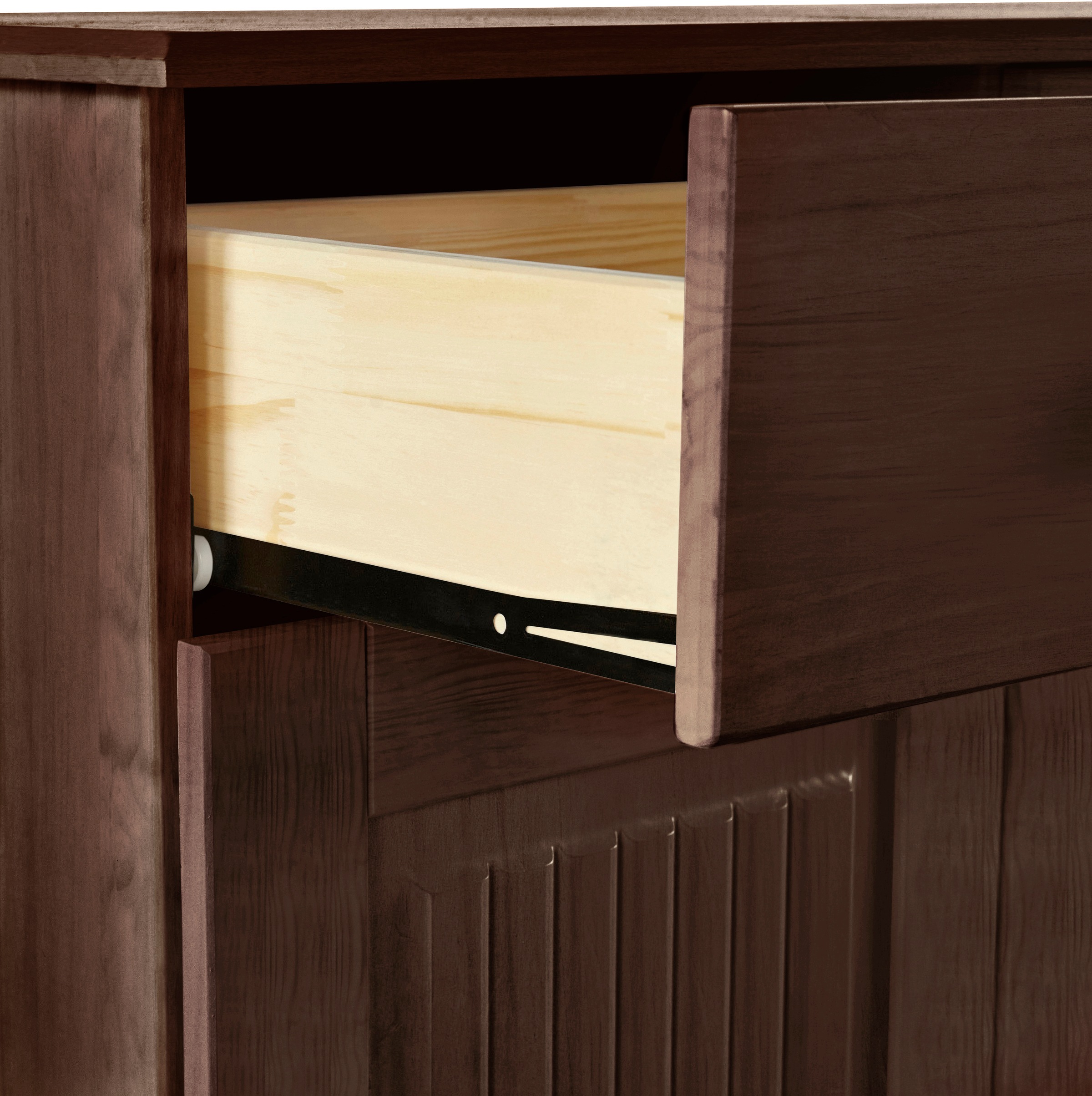 Home affaire Sideboard »Liotta«, Kommode mit 2 Schubkästen u. 2 verstellbare Einlegeböden