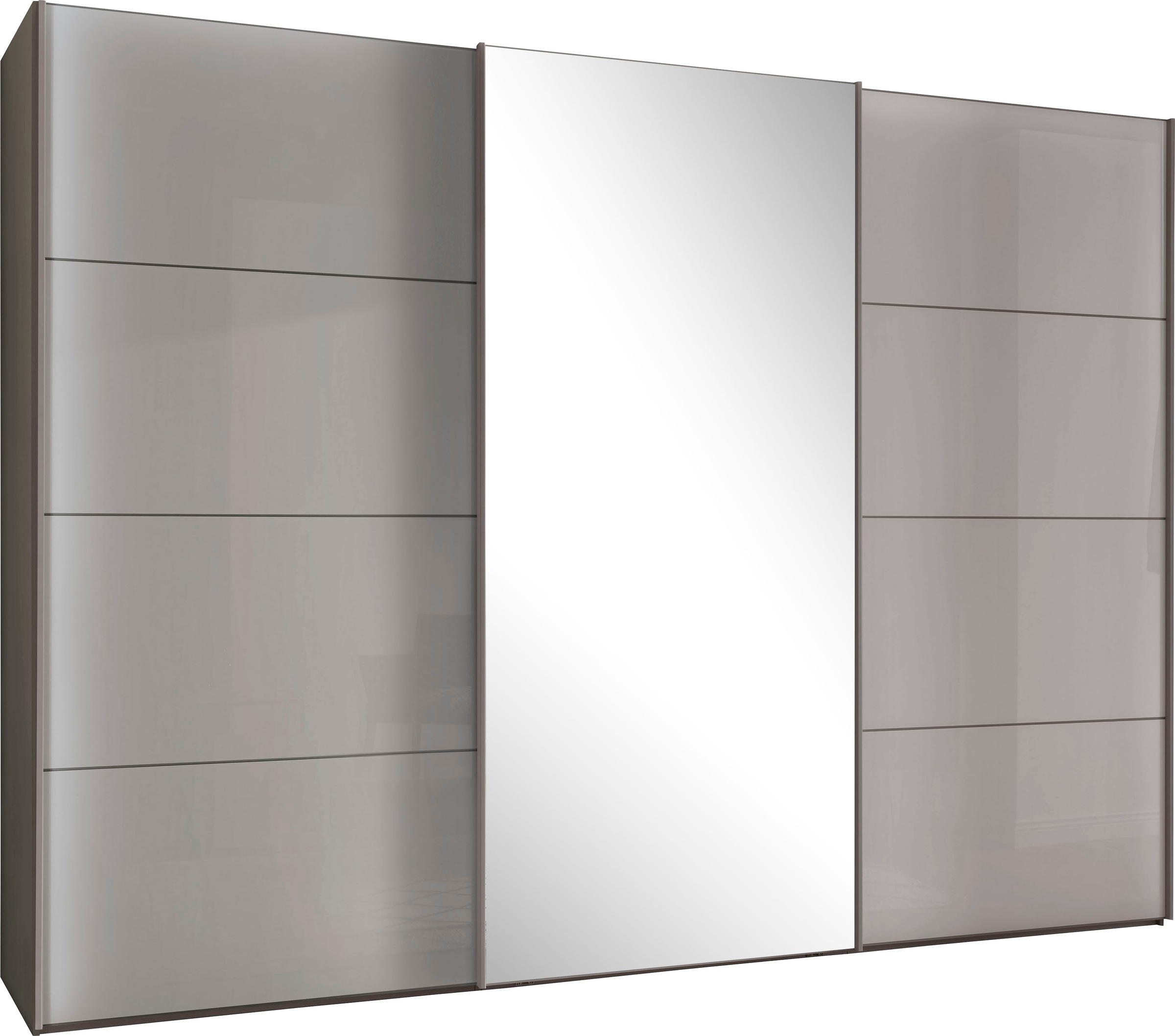 WIEMANN Schwebetürenschrank "Kos" mit Spiegeltür und Schattenfuge günstig online kaufen