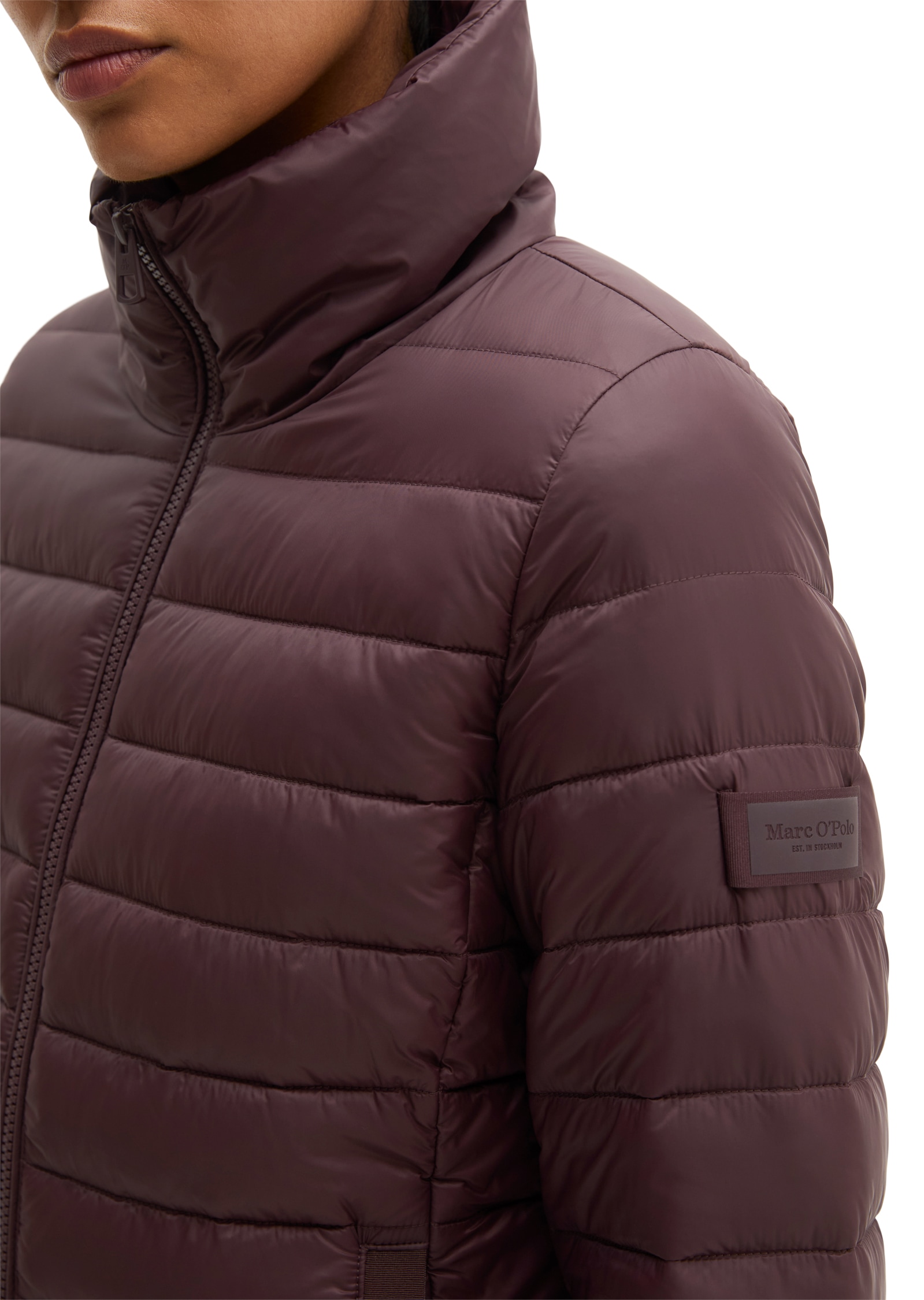 Marc O'Polo Steppjacke fitted mit recycelten Materialien, leicht