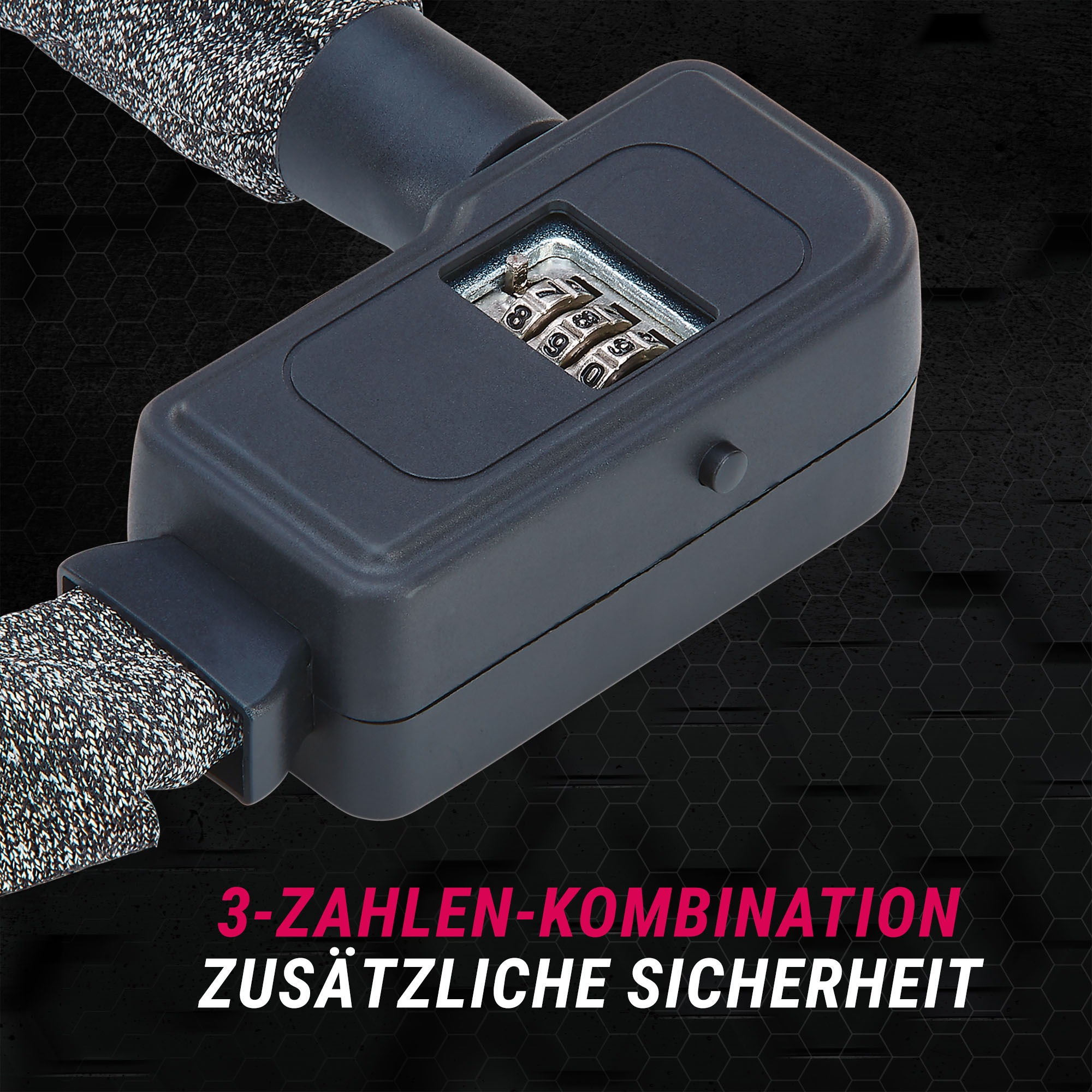 Prophete Kettenschloss »Faltschloss mit Fingerabdrucksensor«
