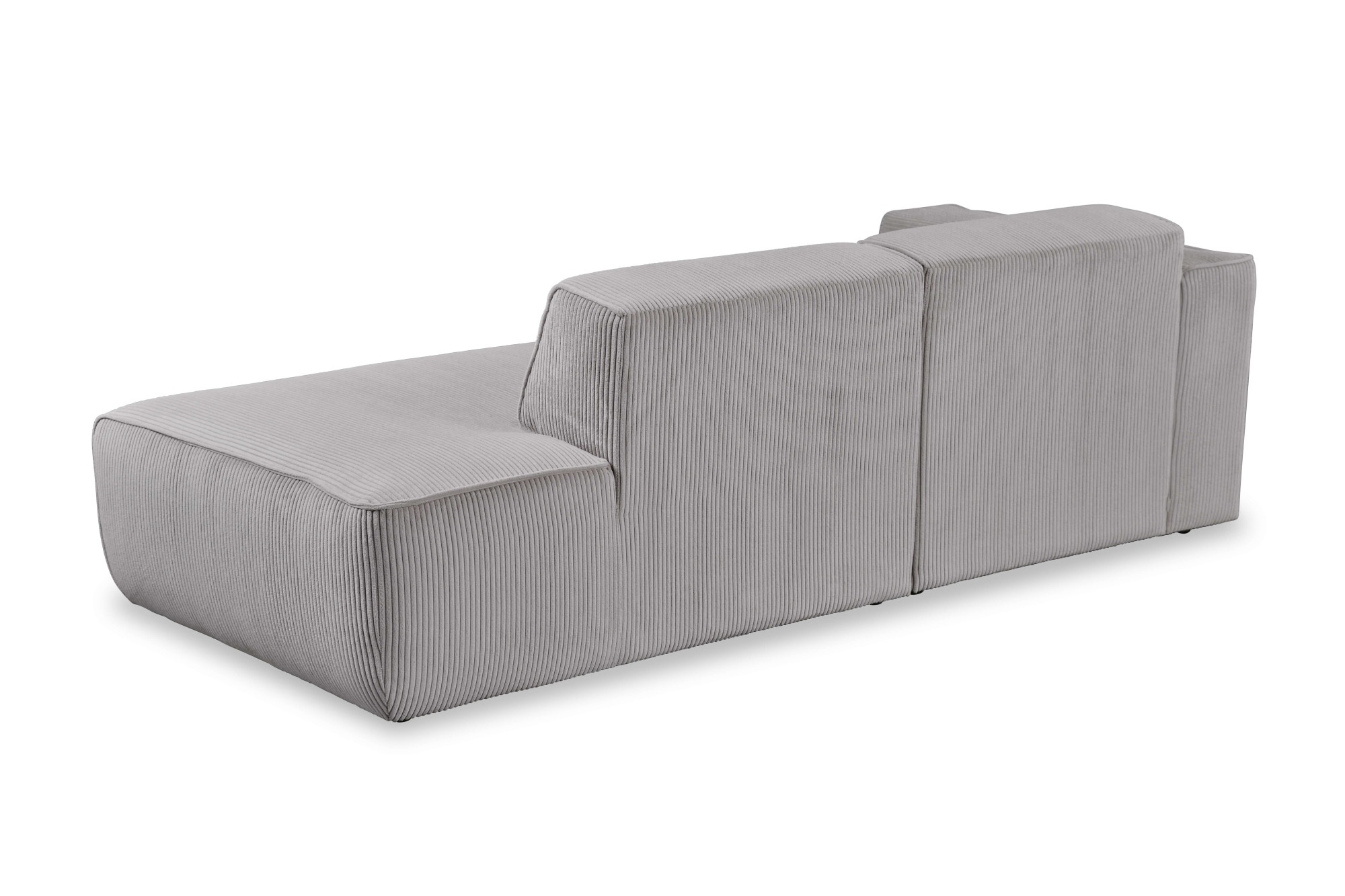 andas 2-Sitzer »Noord mit Kedernaht, Breite 227 cm«, Cord, Struktur, Webstoff, mit Wellenunterfederung, Massivholzrahmen