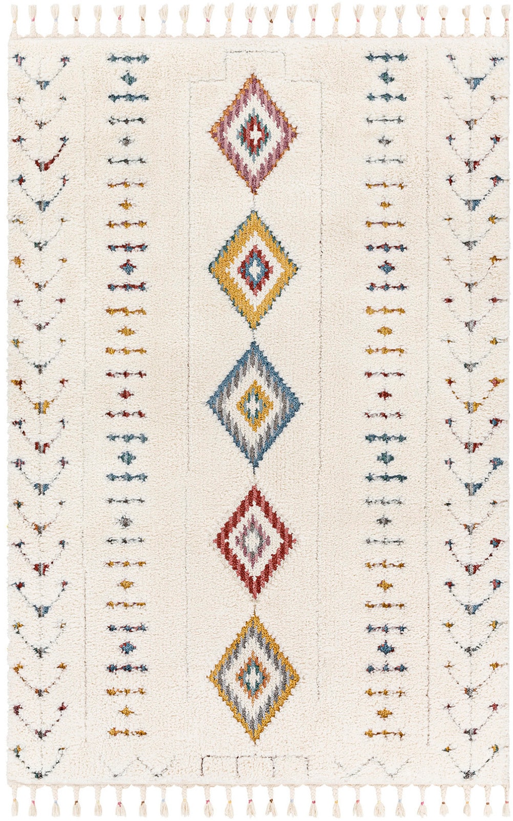 Livabliss Hochflor-Teppich »MARACAIBO« rechteckig 35 mm Höhe Shaggy Hochflorteppich, Weicher, Flauschiger, Boho Wohnzimmerteppich