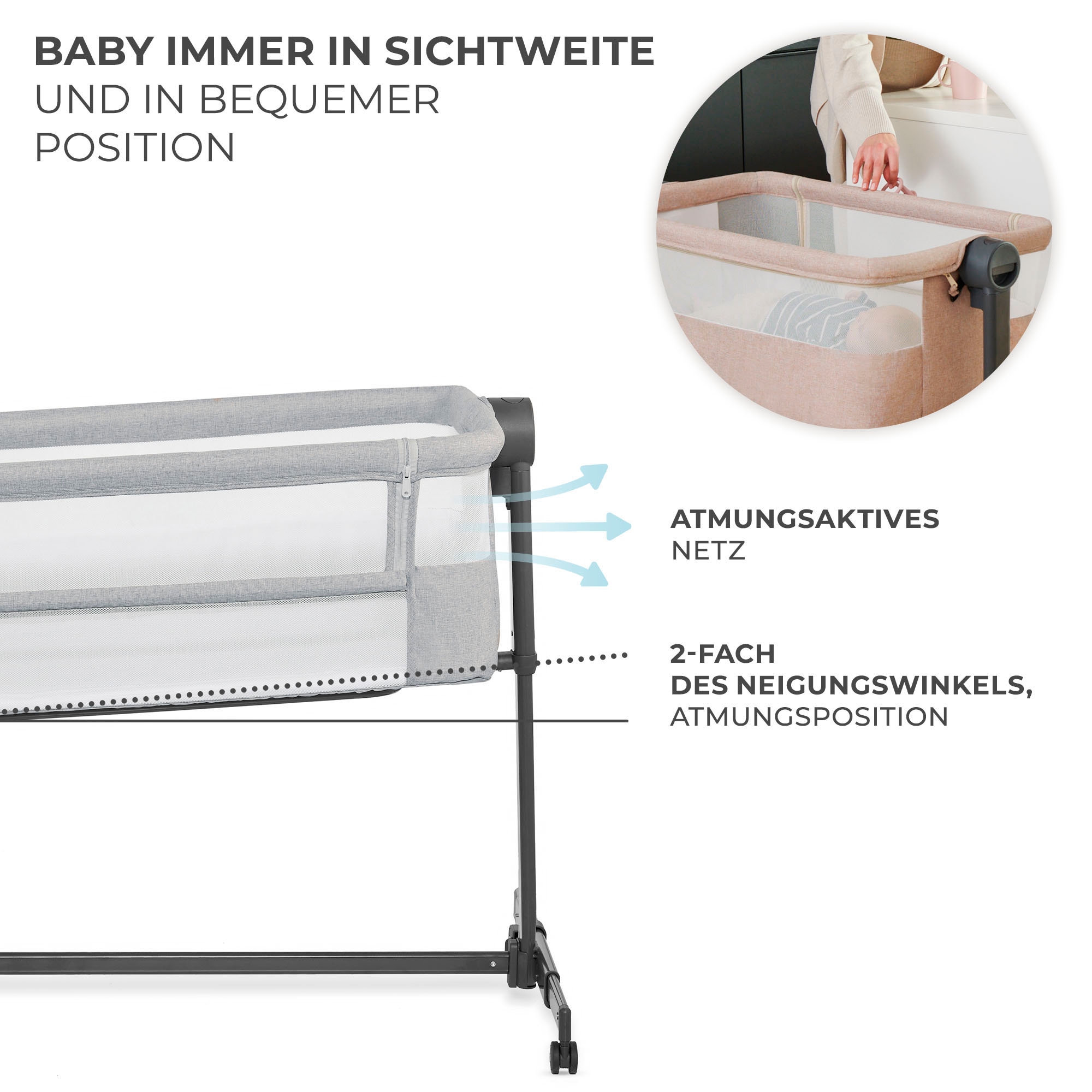 Kinderkraft Beistellbett »Neste Up 2«