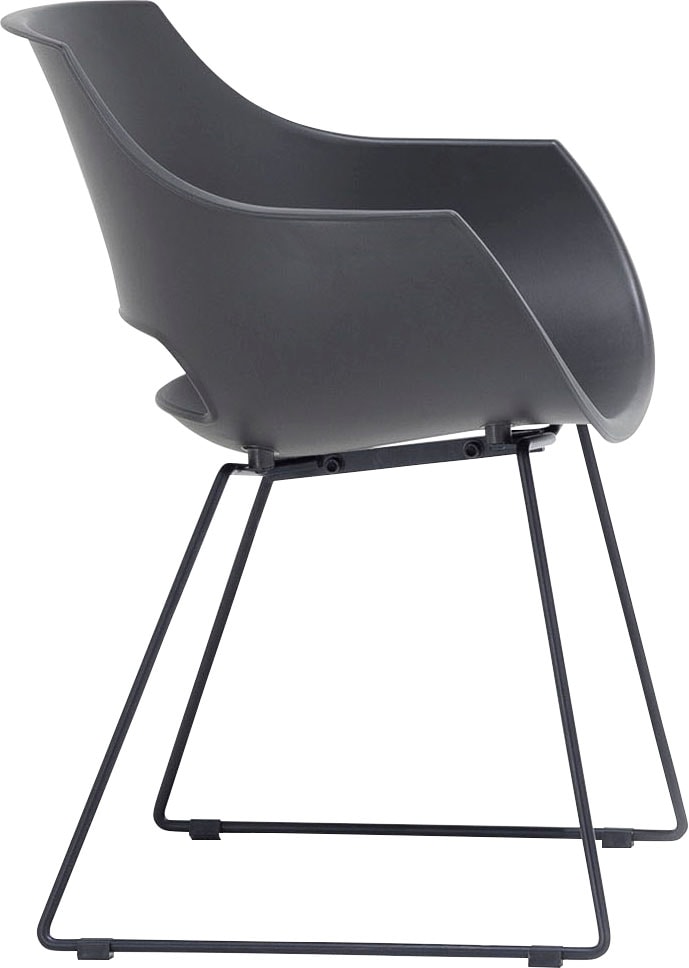 MCA furniture Schalenstuhl »Rockville«, (Set), 4 St., 4er-Set, Kufe, Kunststoff, Belastbarkeit 120 kg, Sitzhöhe ca. 46 cm