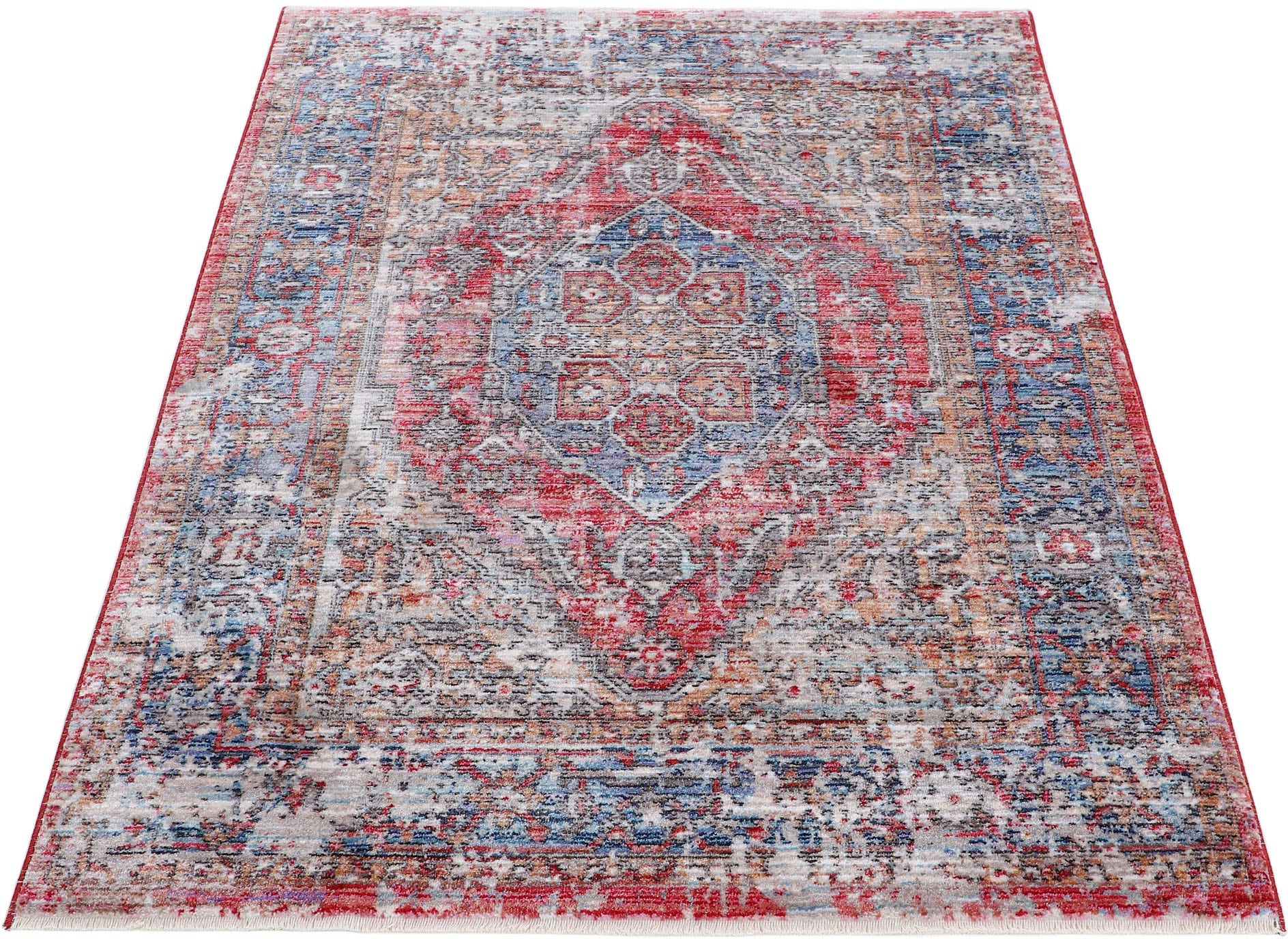 carpetfine Teppich »Phoenix Vintage«, rechteckig, 6 mm Höhe, Vintage Look, Wohnzimmer