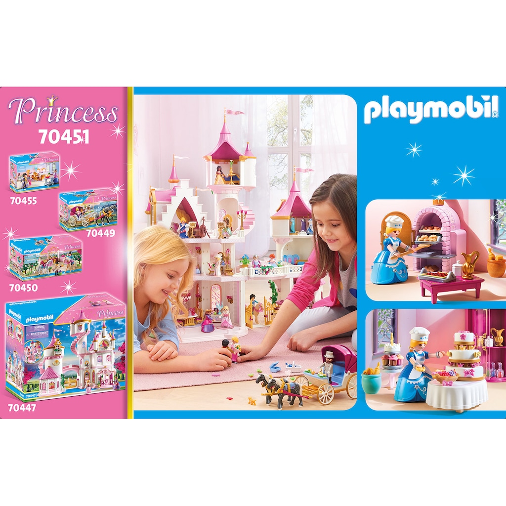 Playmobil® Konstruktions-Spielset »Schlosskonditorei (70451), Princess«, (133 St.), Made in Germany
