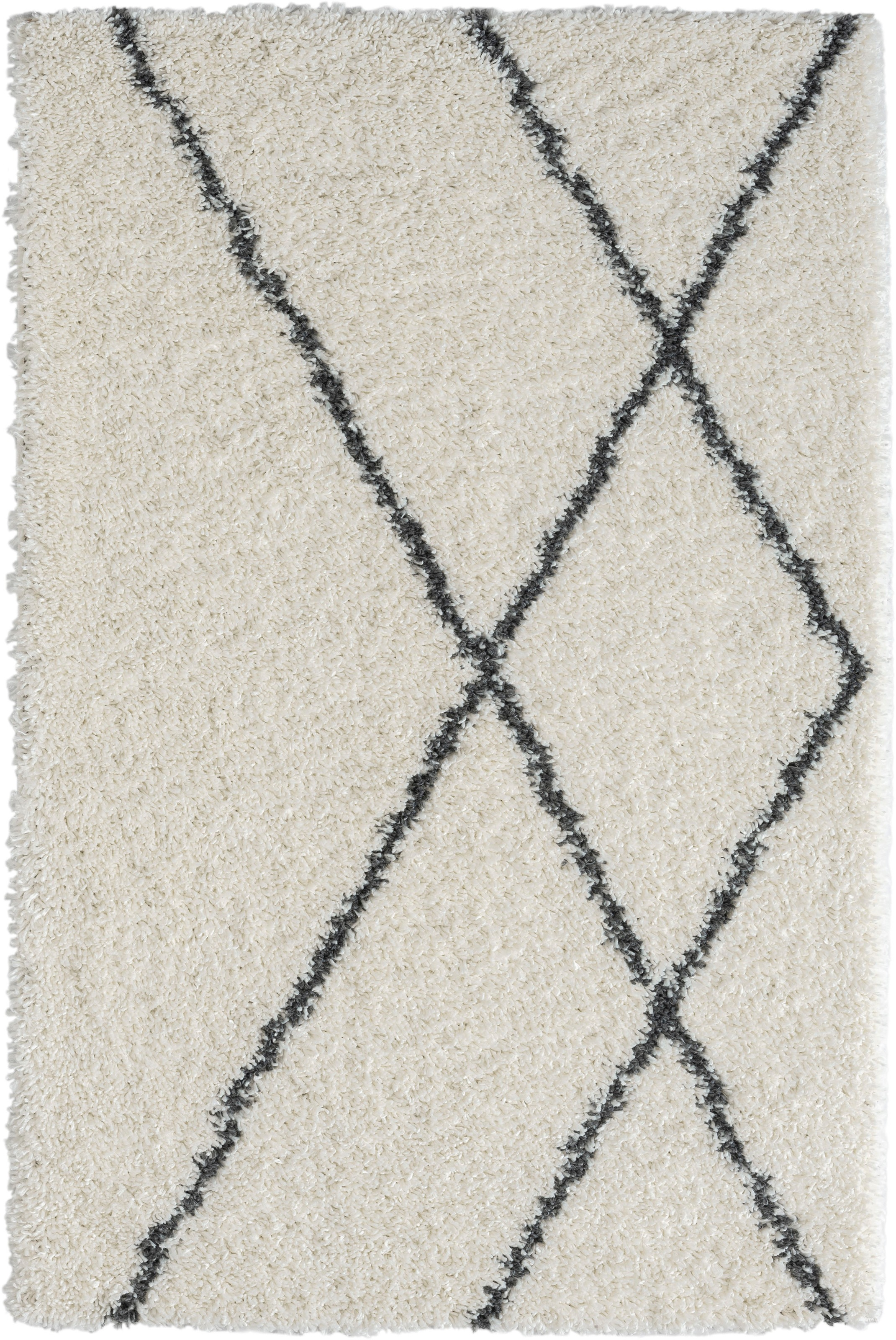 Myflair Möbel & Accessoires Hochflor-Teppich »My Shaggy Raute«, rechteckig, günstig online kaufen