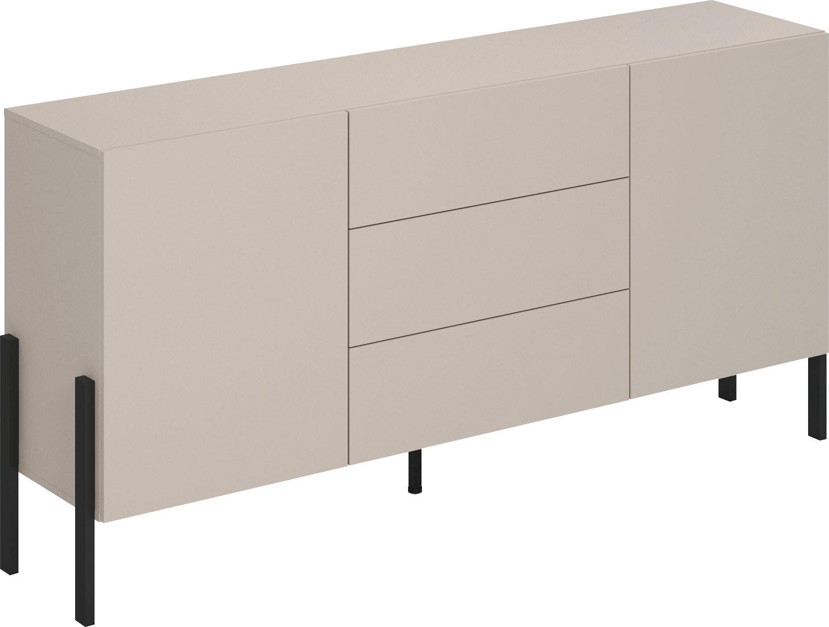 INOSIGN Sideboard »Jukon, Breite 150 bzw.180 cm, moderne grifflose Kommode« günstig online kaufen