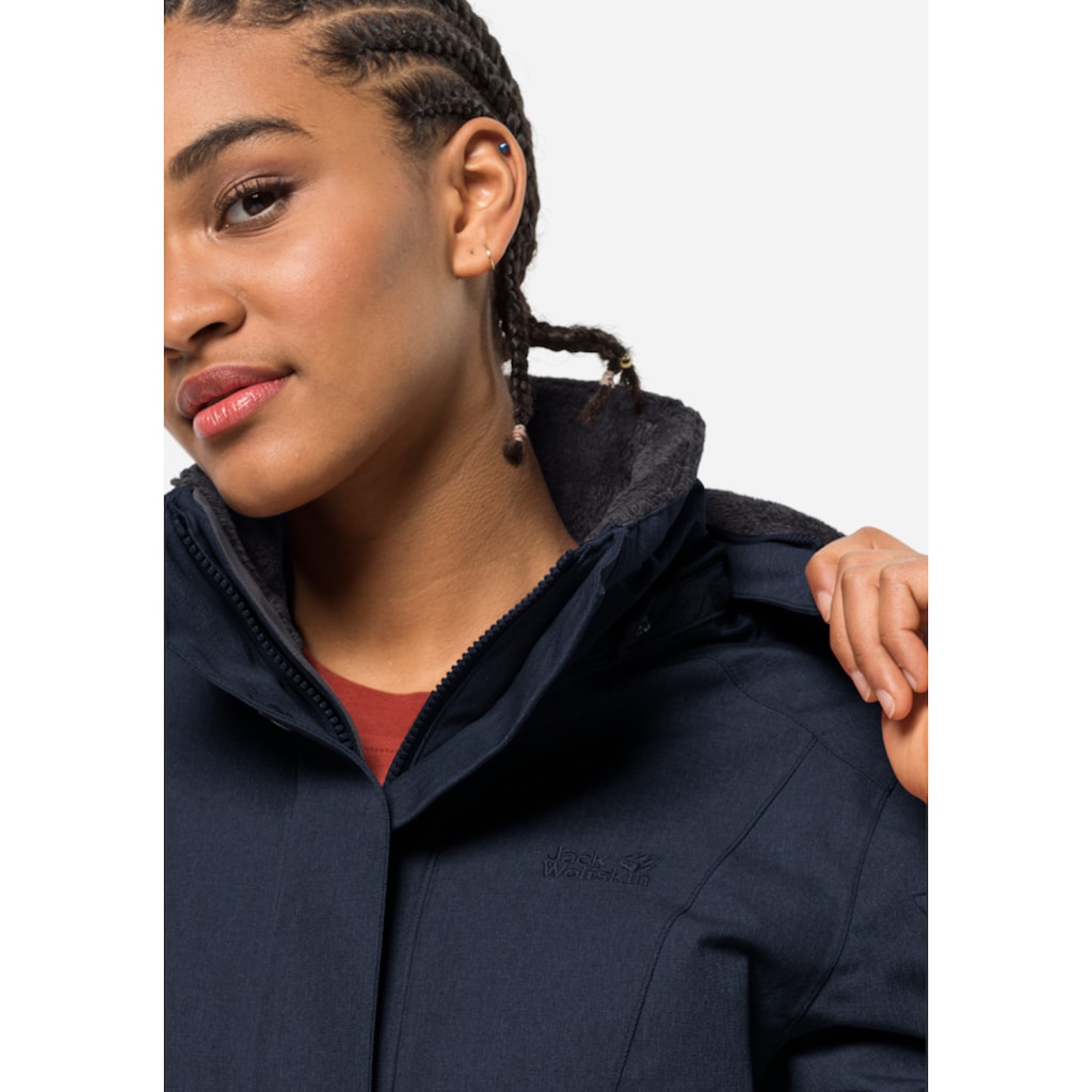 Jack Wolfskin Winterjacke »PARK AVENUE JACKET«, mit Kapuze