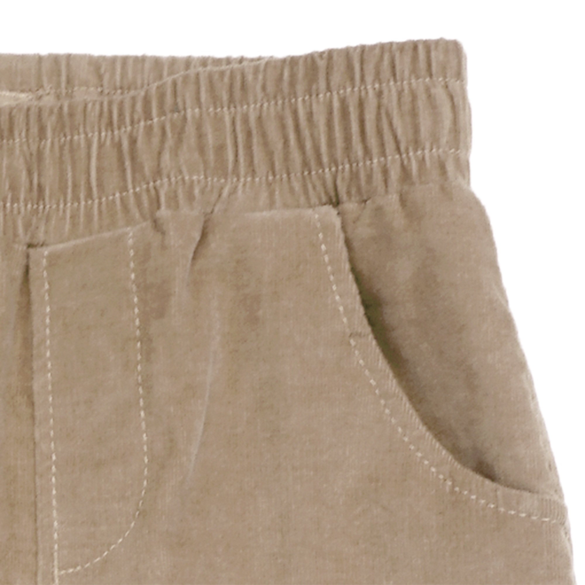 MAXIMO Cordhose, Stretch-Cord, Gummizug am Bund und Beinabschlüssen, Seitentaschen