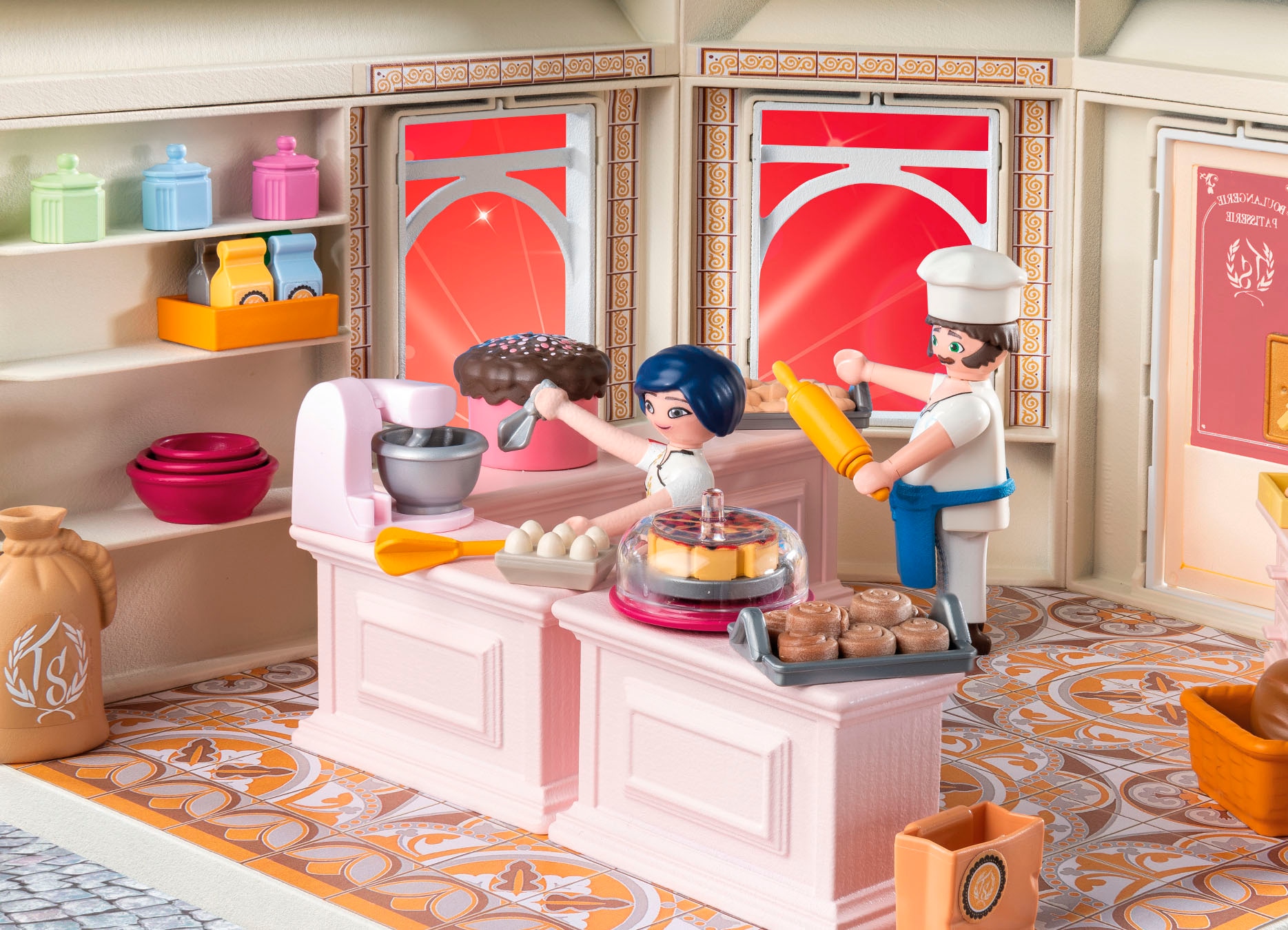 Playmobil® Konstruktions-Spielset »Miraculous: Französische Bäckerei (71863)«, (93 St.), Made in Europe