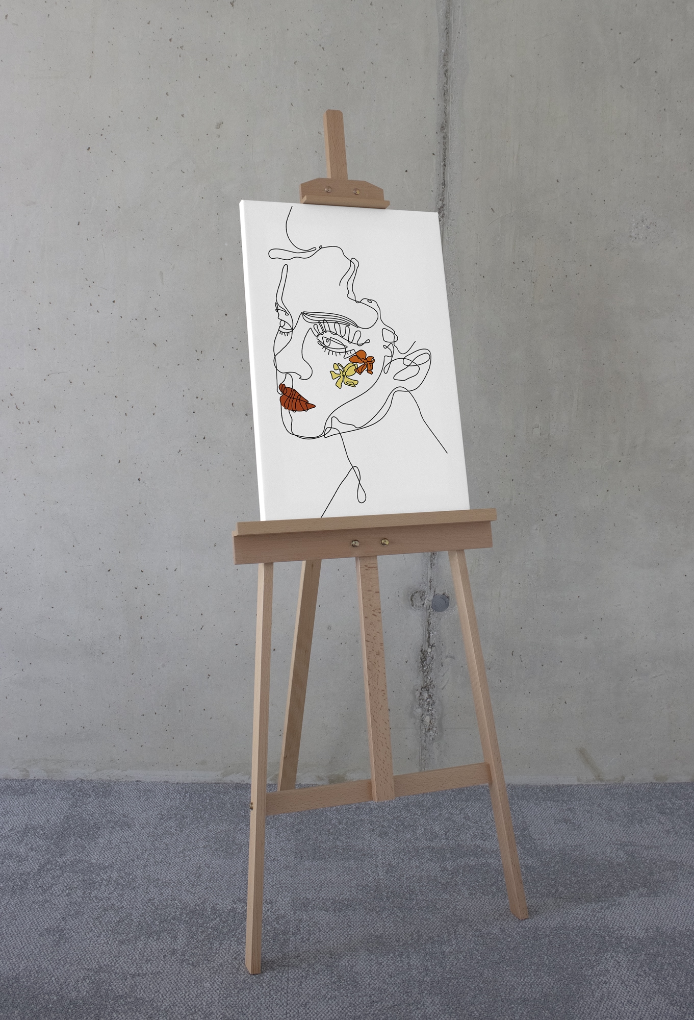 Komar Leinwandbild »Frühlingsgefühle - Größe 40 x 60 cm«, Natur, (1 St.), Keilrahmenbild mi Echtholzrahmen