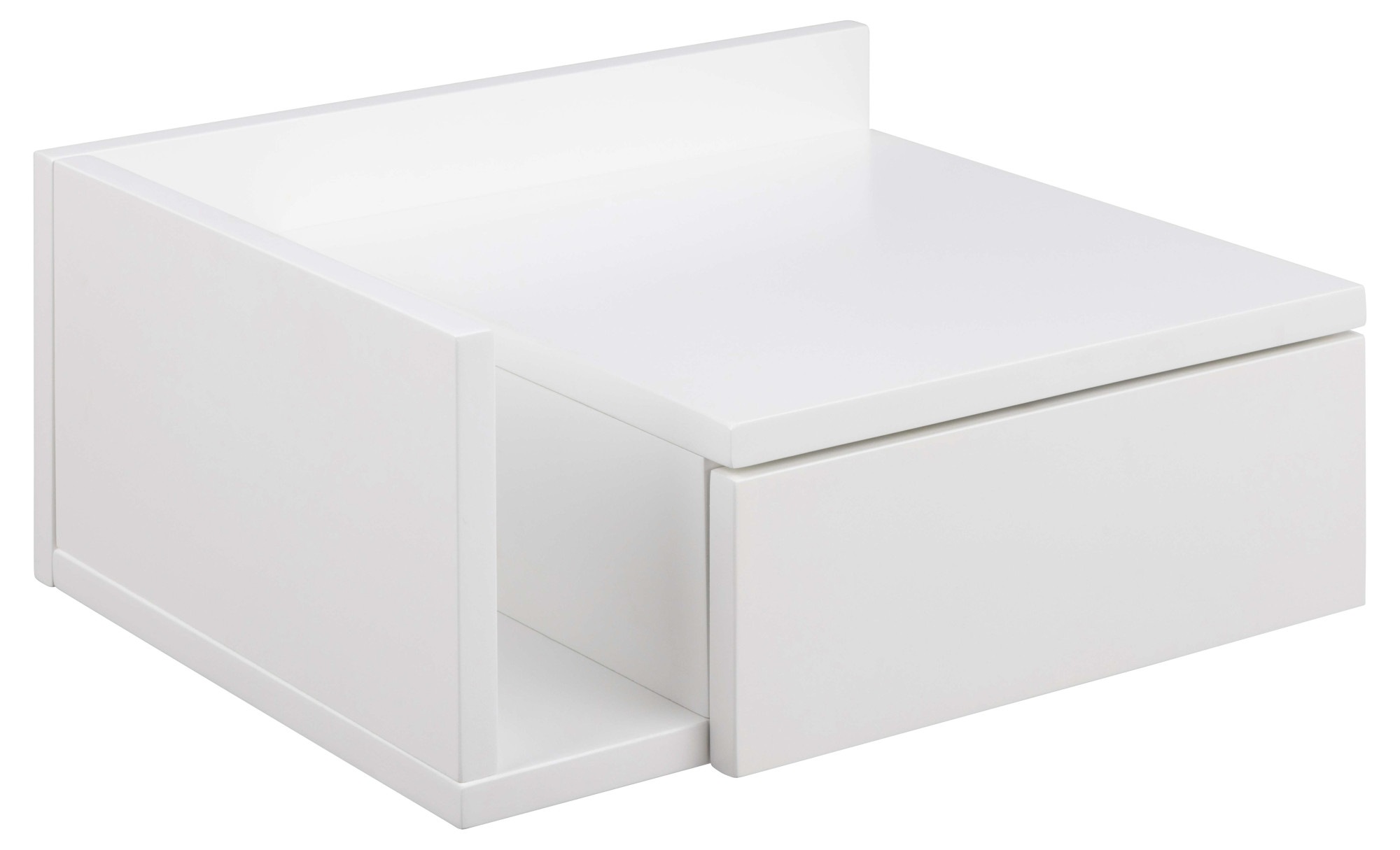 ACTONA GROUP Nachttisch »Ashlan Nachtkommode«, Nachtschrank, wandmontiert, 1 Schublade, 1 Fachboden, Metallschienen