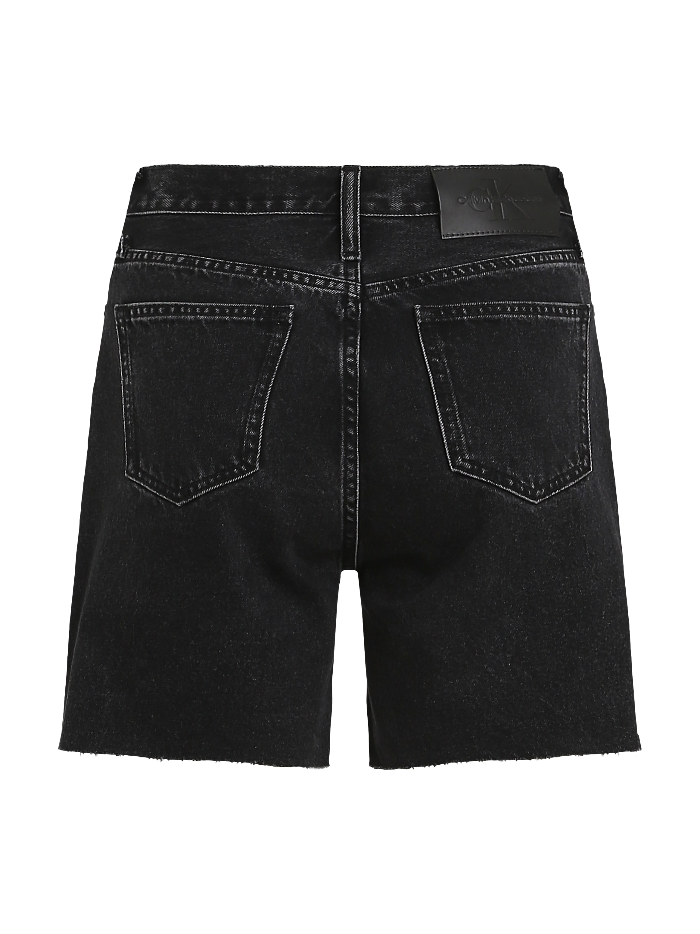 Calvin Klein Jeans Bermudas »BERMUDA SHORT«, mit Fransensaum