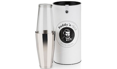 Buddy's Cocktail Shaker »Buddy's Bar Bosten«, 700 ml Becher + 400 ml Glas, Edelstahl... kaufen