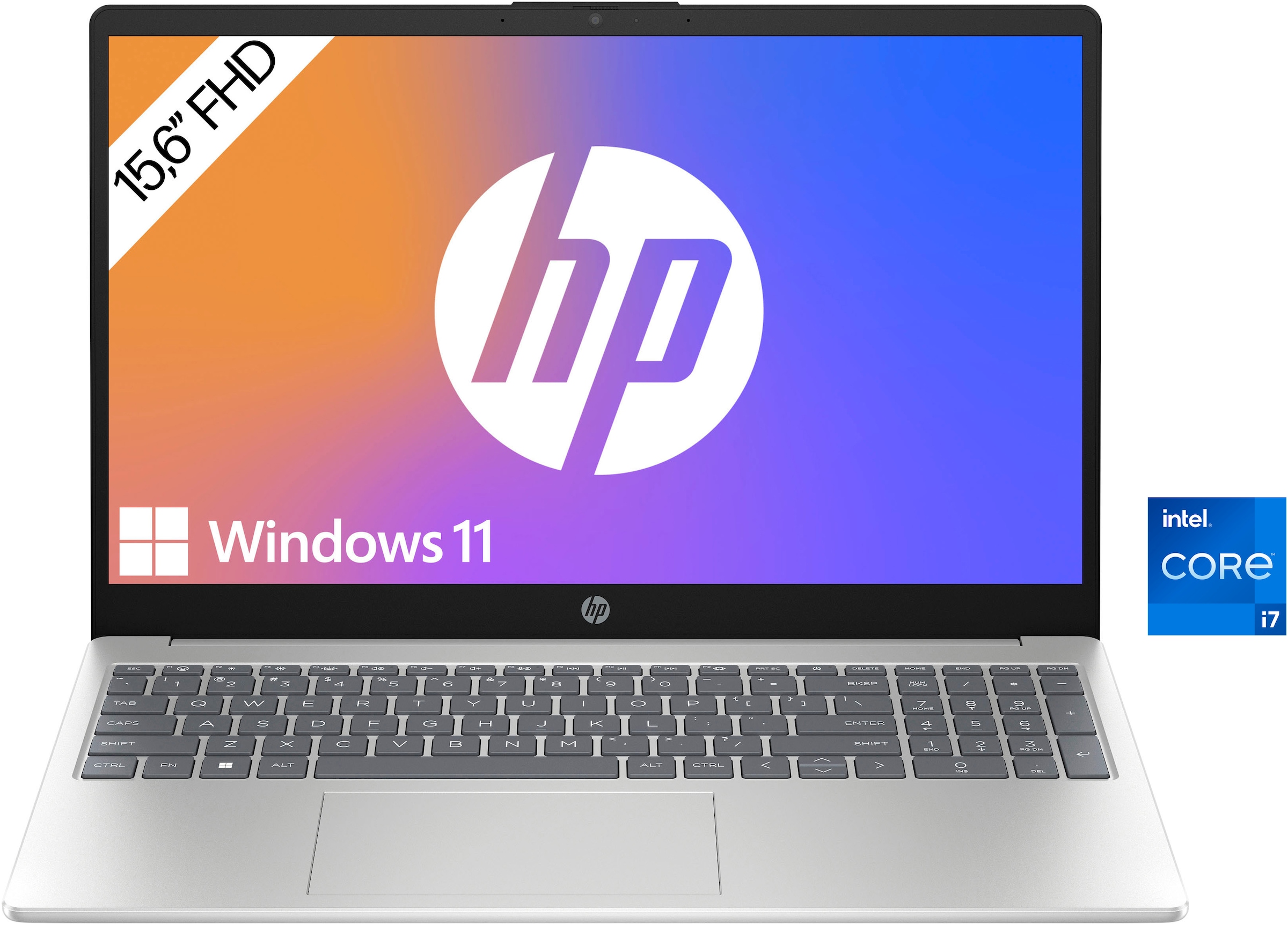 HP Notebook »15-fd1075ng«, 39,6 cm, / 15,6 Zoll, Intel, Core 7, Intel Graphics, 512 GB SSD