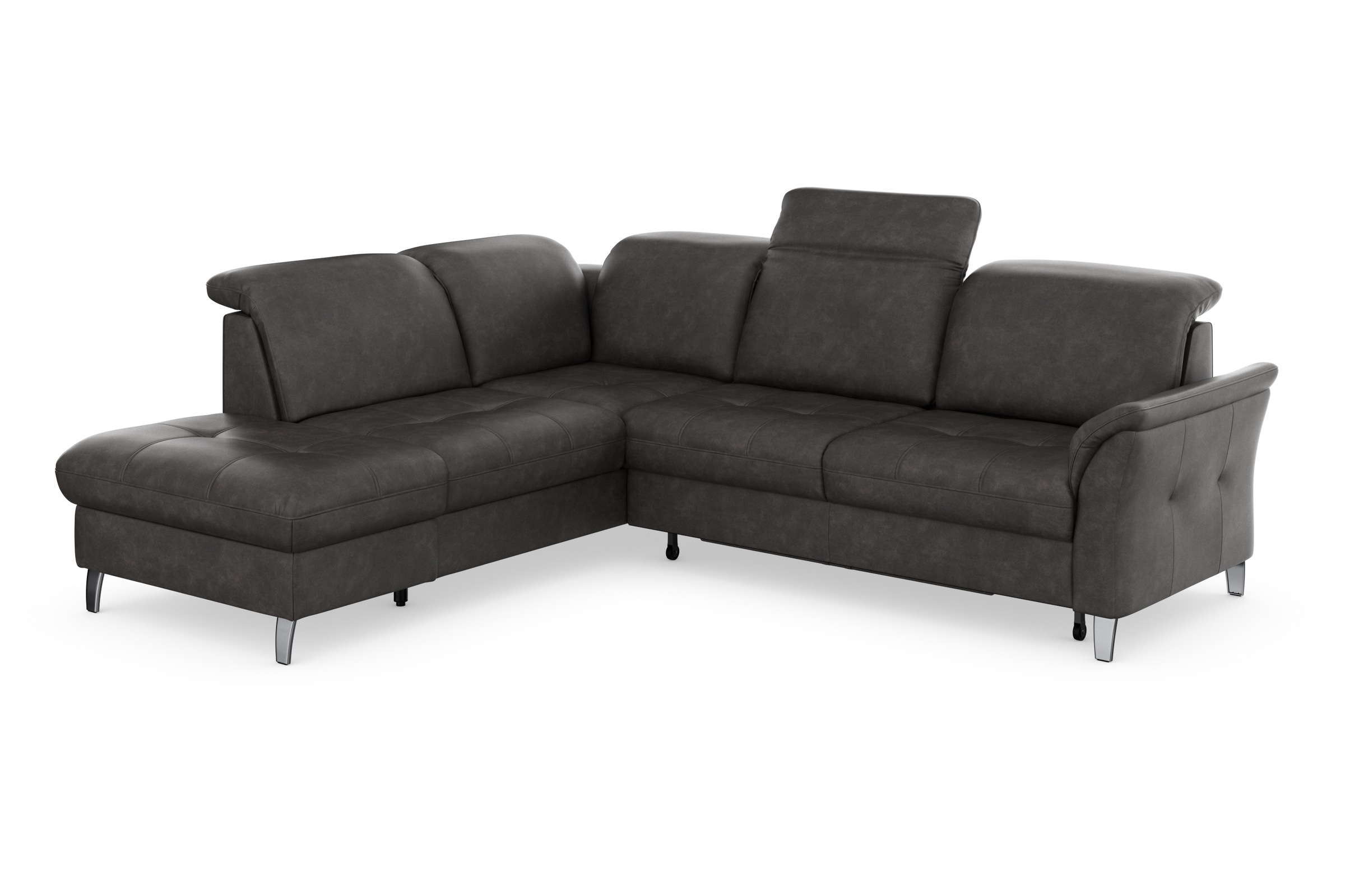 sit&more Ecksofa »Maggiore L-Form«, wahlweise mit Kopfteilverstellung, Bettfunktion und Stauraum