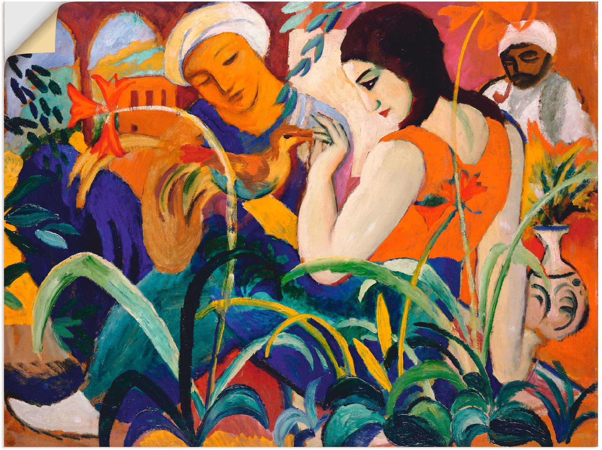 Artland Wandbild »Orientalische Frauen. 1912«, Gruppen & Familien, (1 St.),  als Leinwandbild, Wandaufkleber oder Poster in versch. Größen auf Rechnung  bestellen