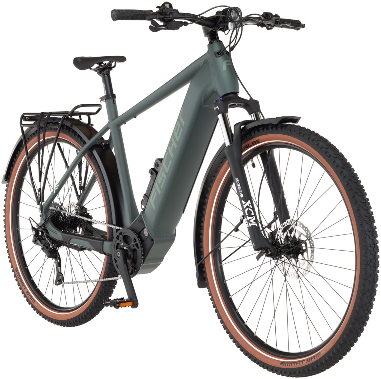 FISCHER Fahrrad E-Bike »TERRA T100 55 711«, 10 Gang, Shimano, Schaltwerk Deore
